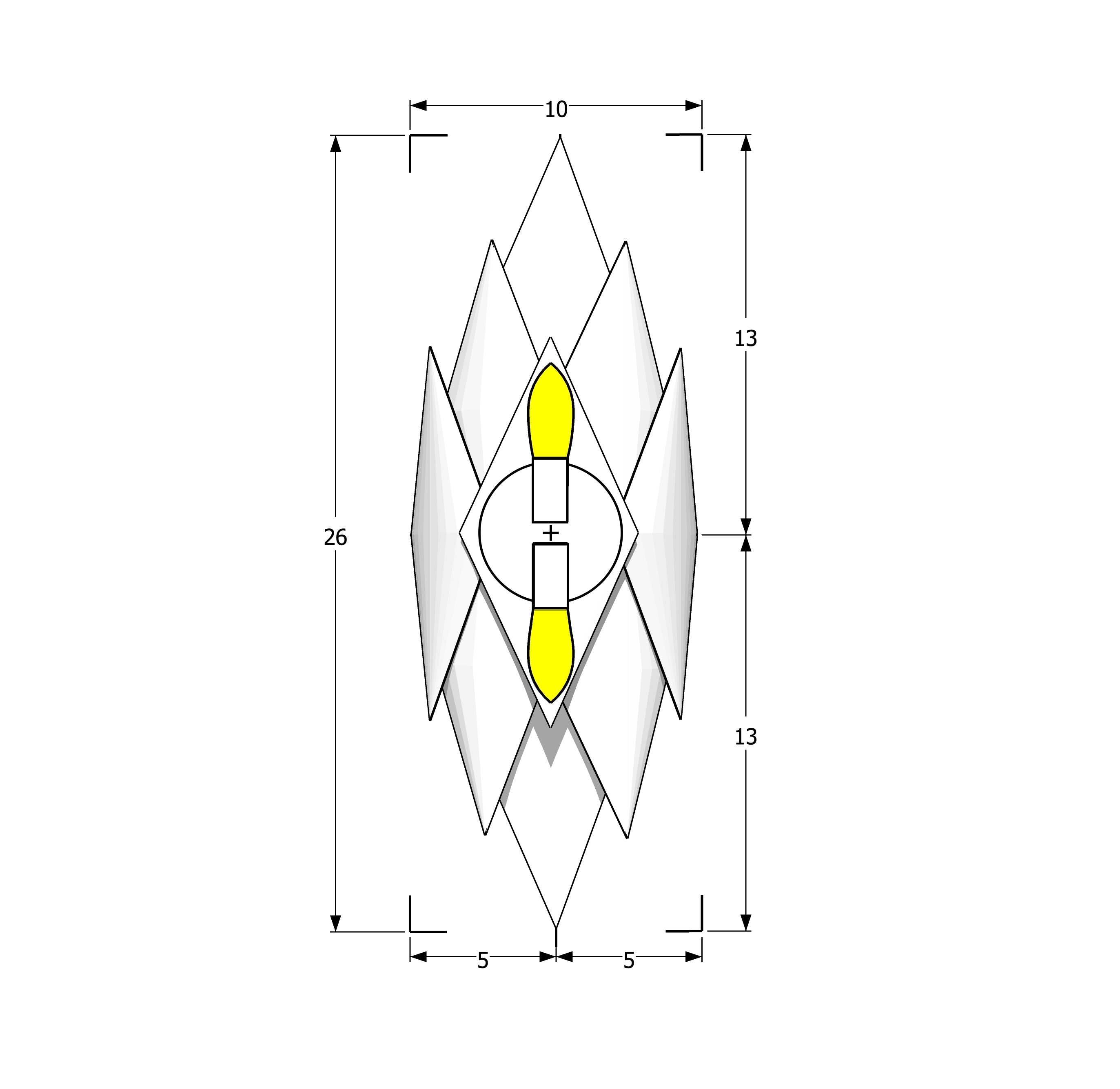 Mamba Sconce - Gold