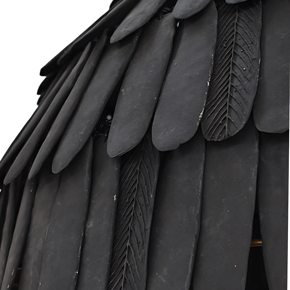 MUD Ceramic Leaf Sample - Black