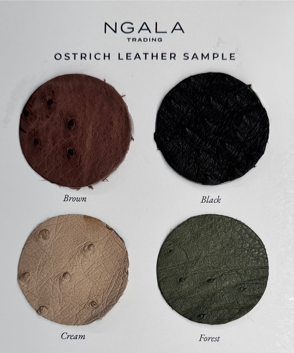 Ostrich Leather Sample