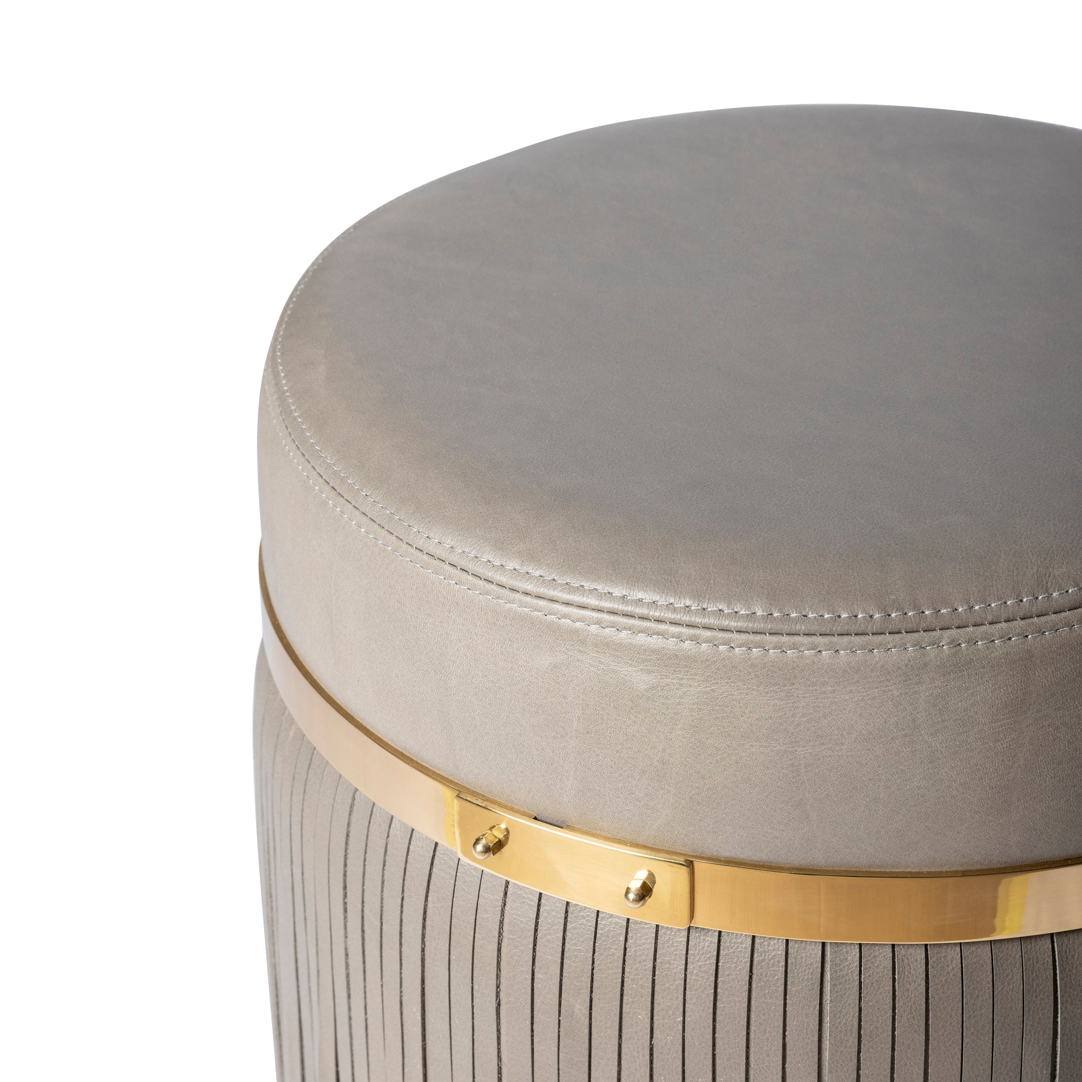 Nobu Ottoman in Premium Leather