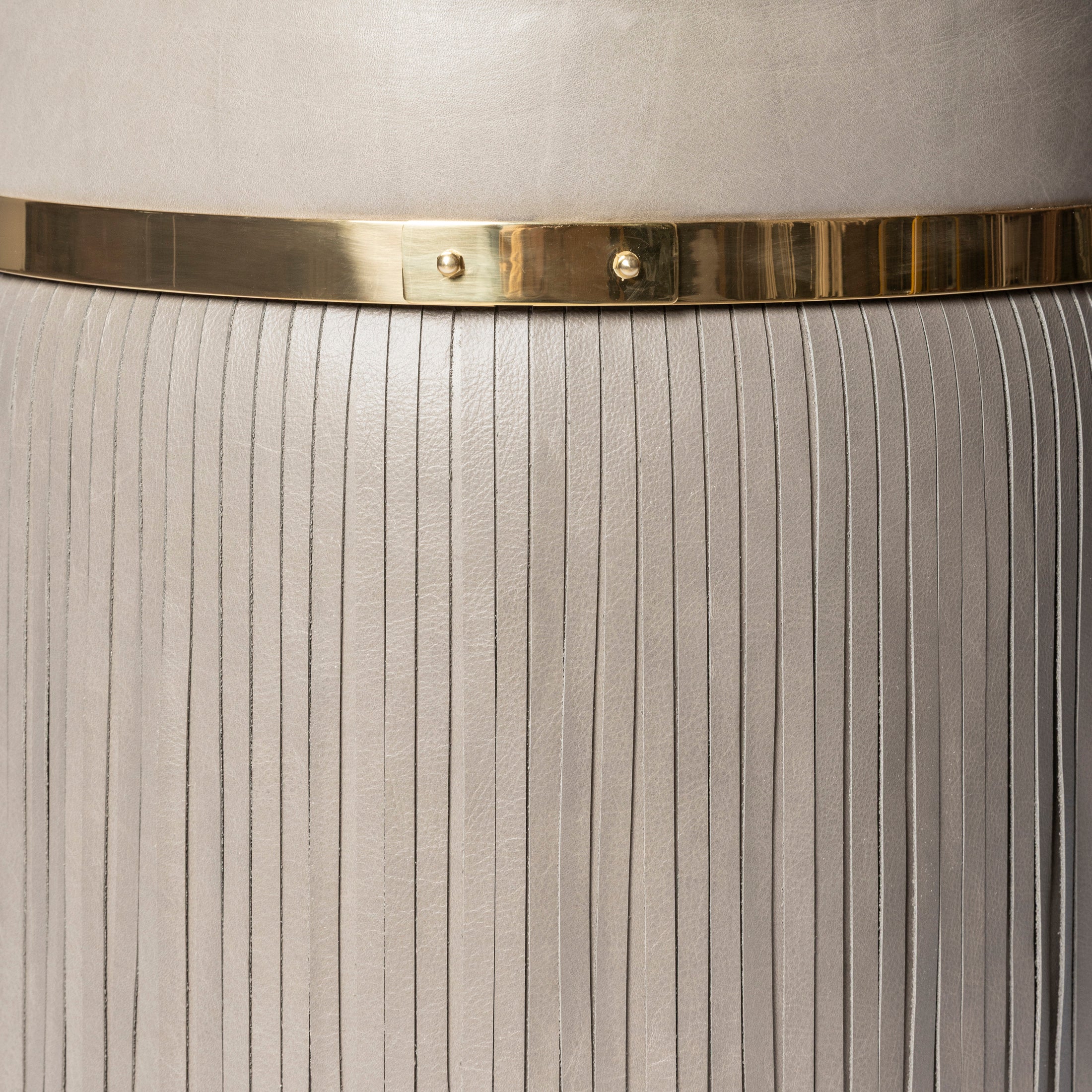 Nobu Ottoman in Premium Leather