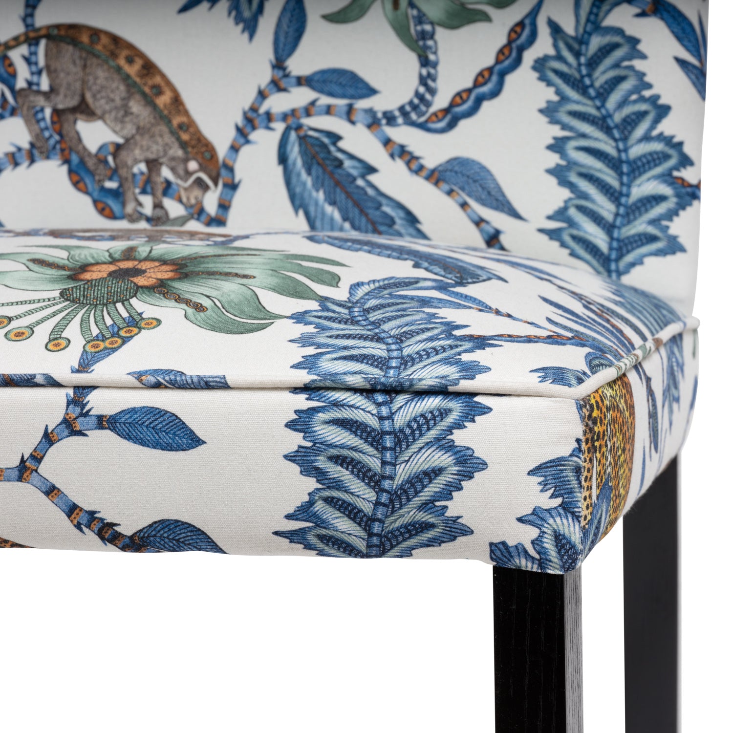 Monkey Bean Bench Linen Tanzanite