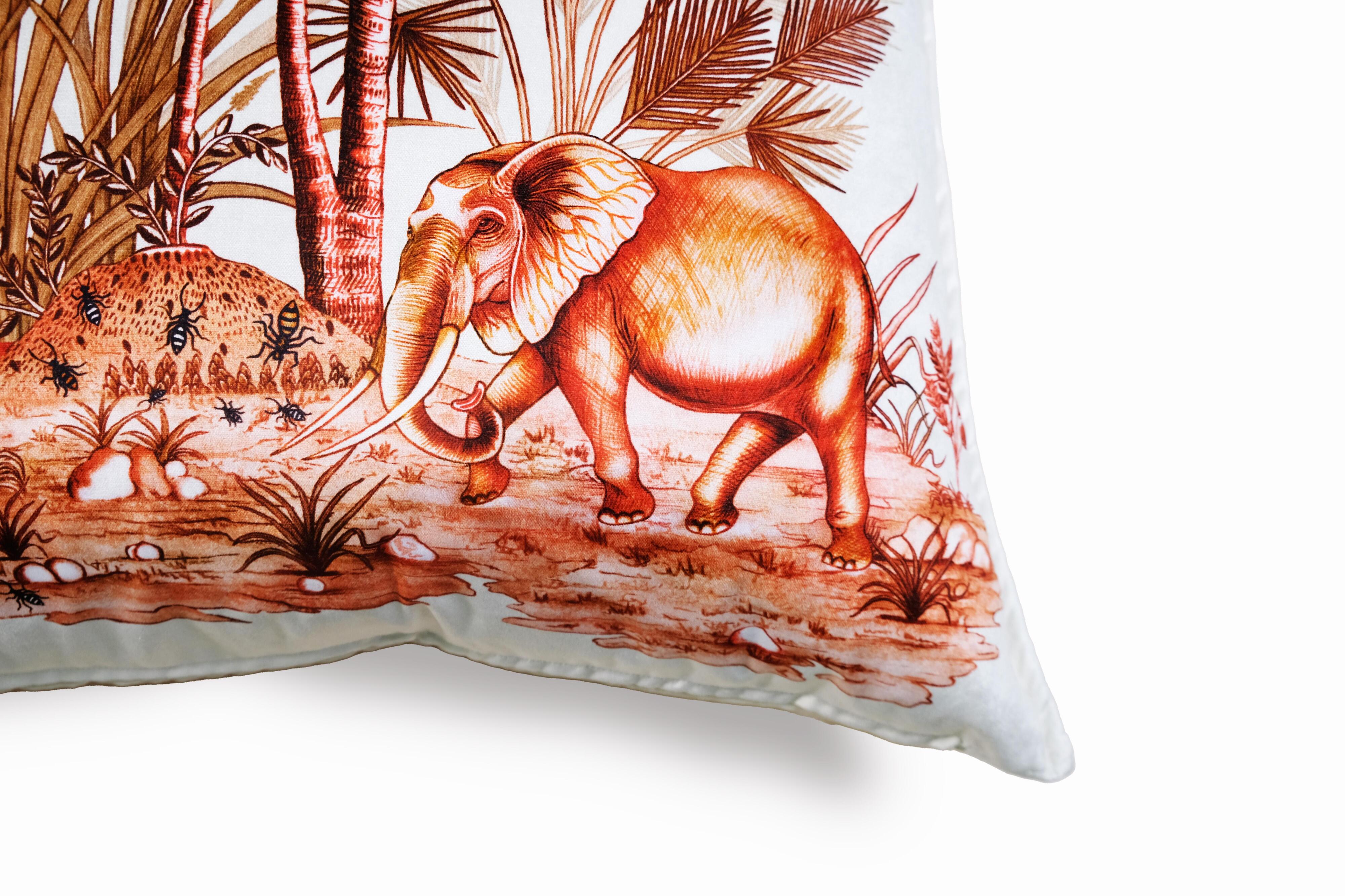 Thanda Toile Pillow - Velvet - Plum