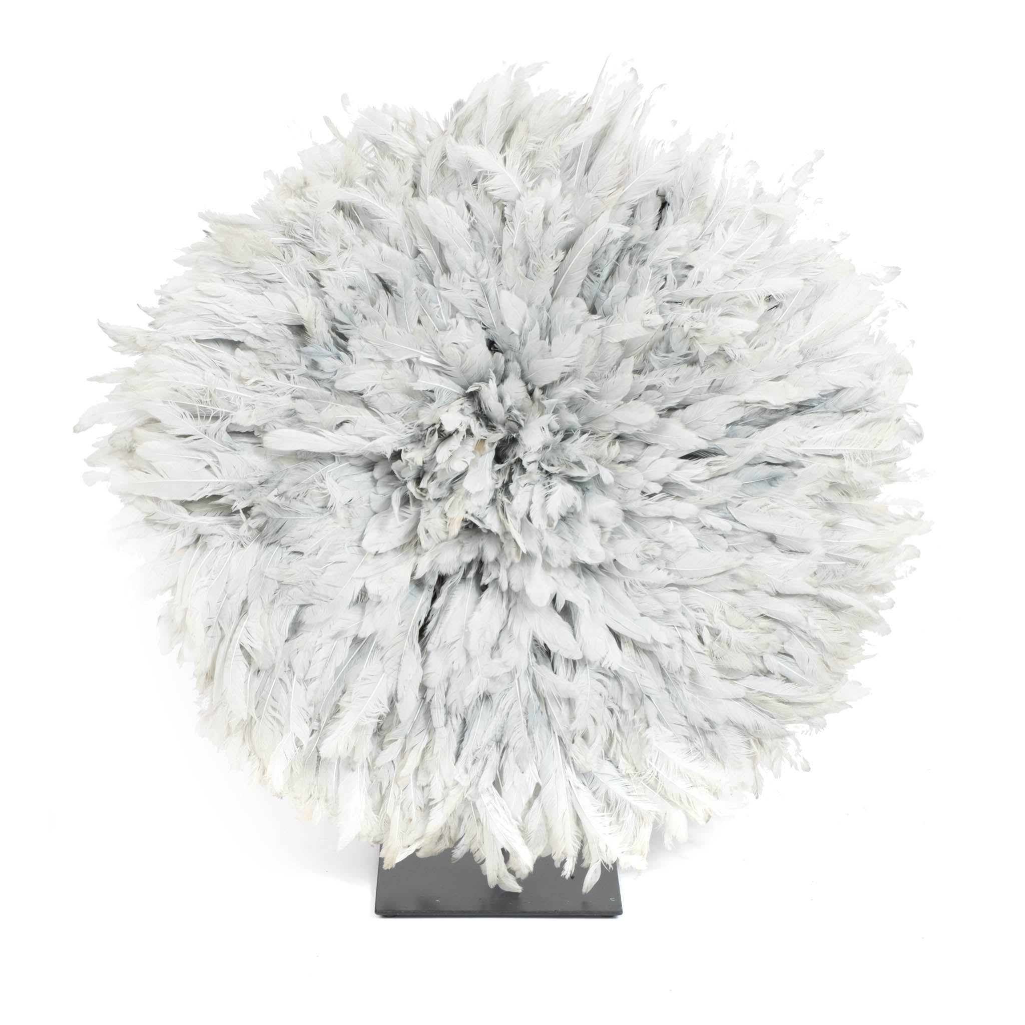 Juju Feather Hat - 20" - Grey