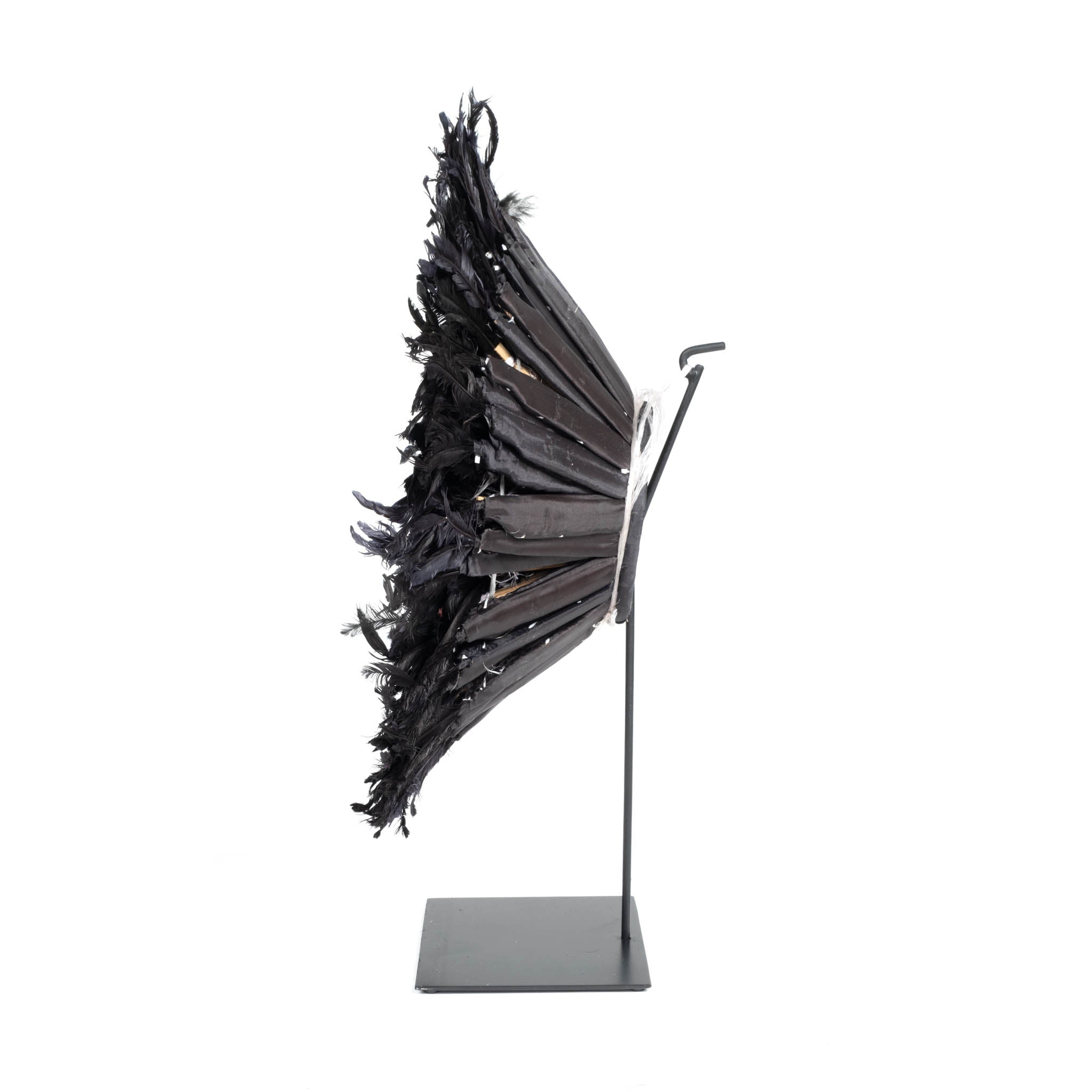 Juju Feather Hat - 20" - Black