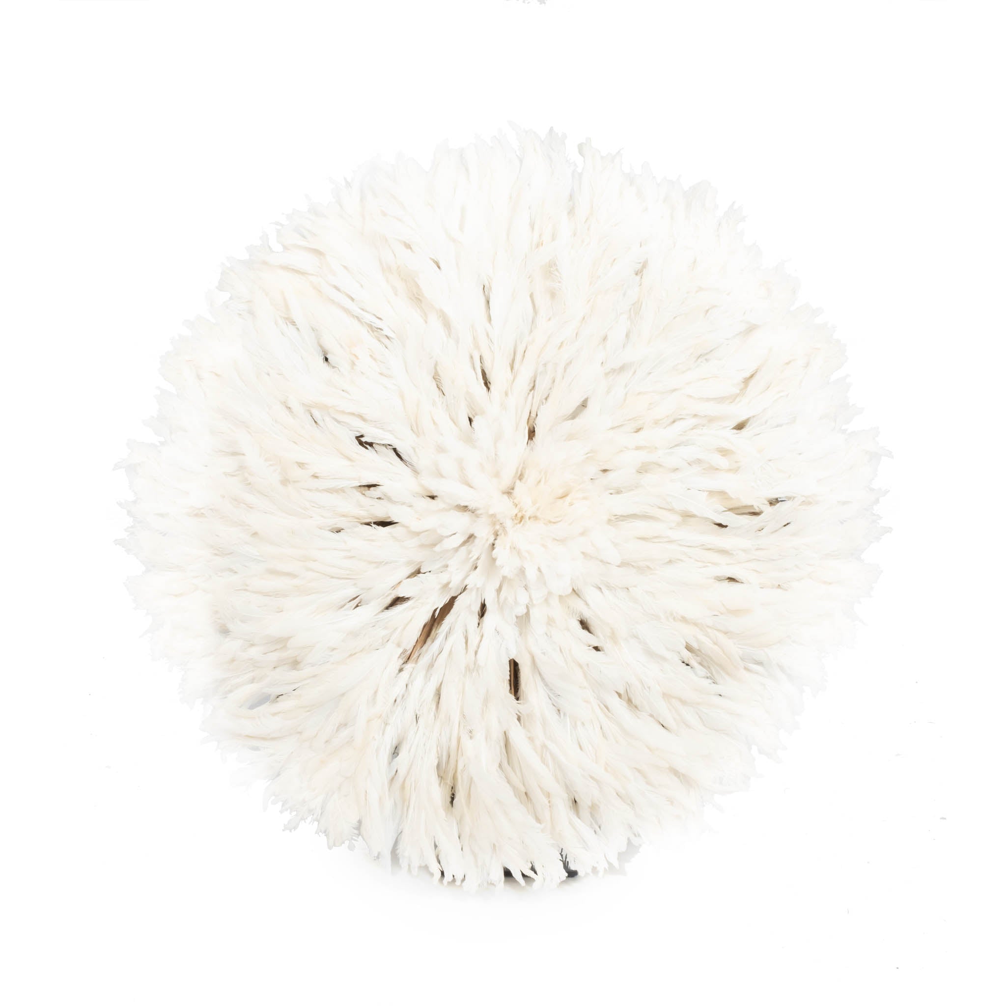 Juju Feather Hat - 32" - Cream