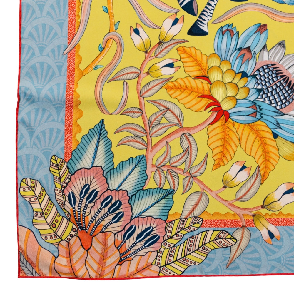 Protea Plains Silk Scarf - Daybreak