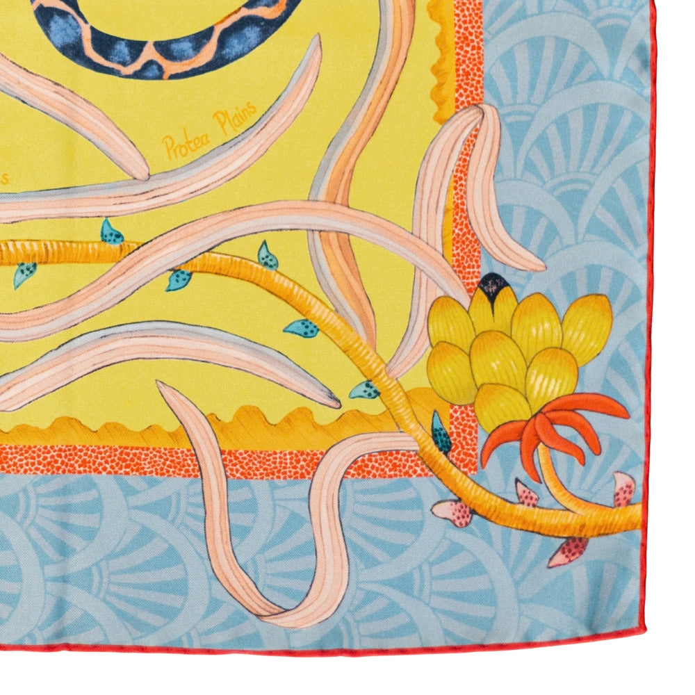 Protea Plains Silk Scarf - Daybreak