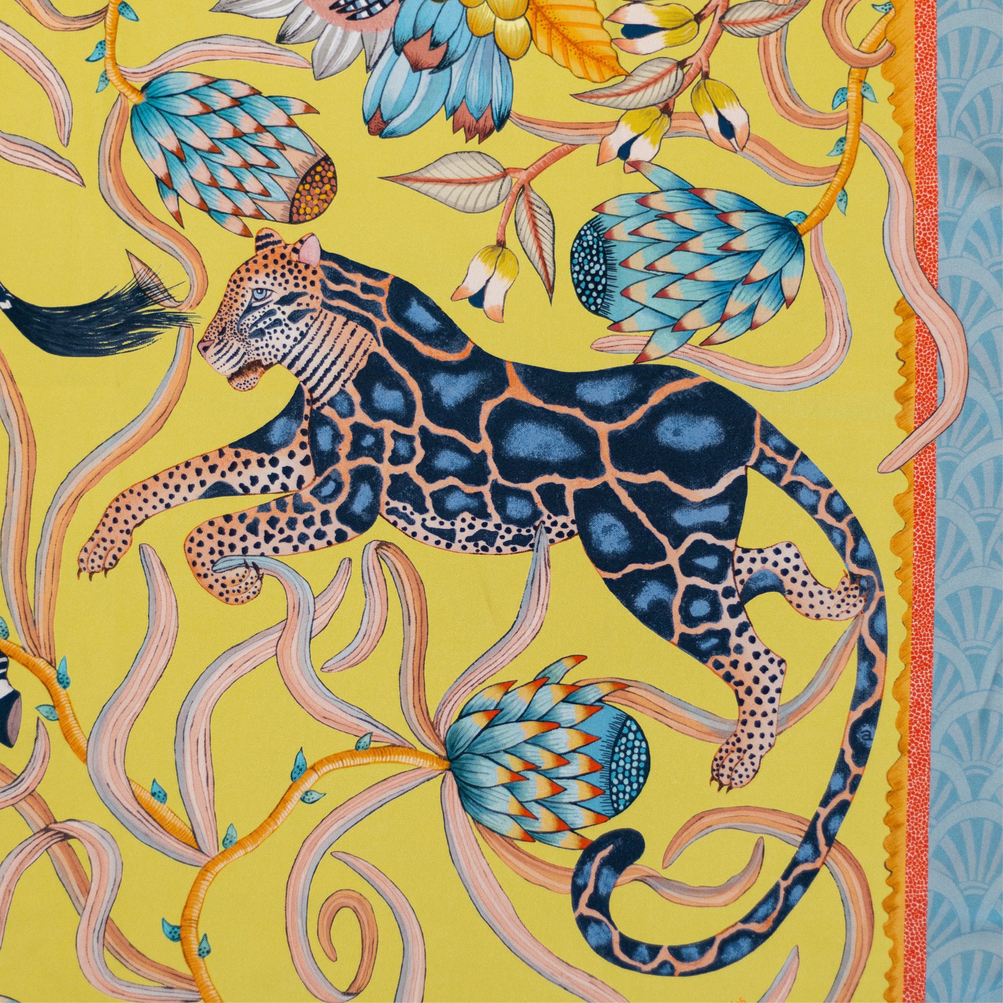 Protea Plains Silk Scarf - Daybreak