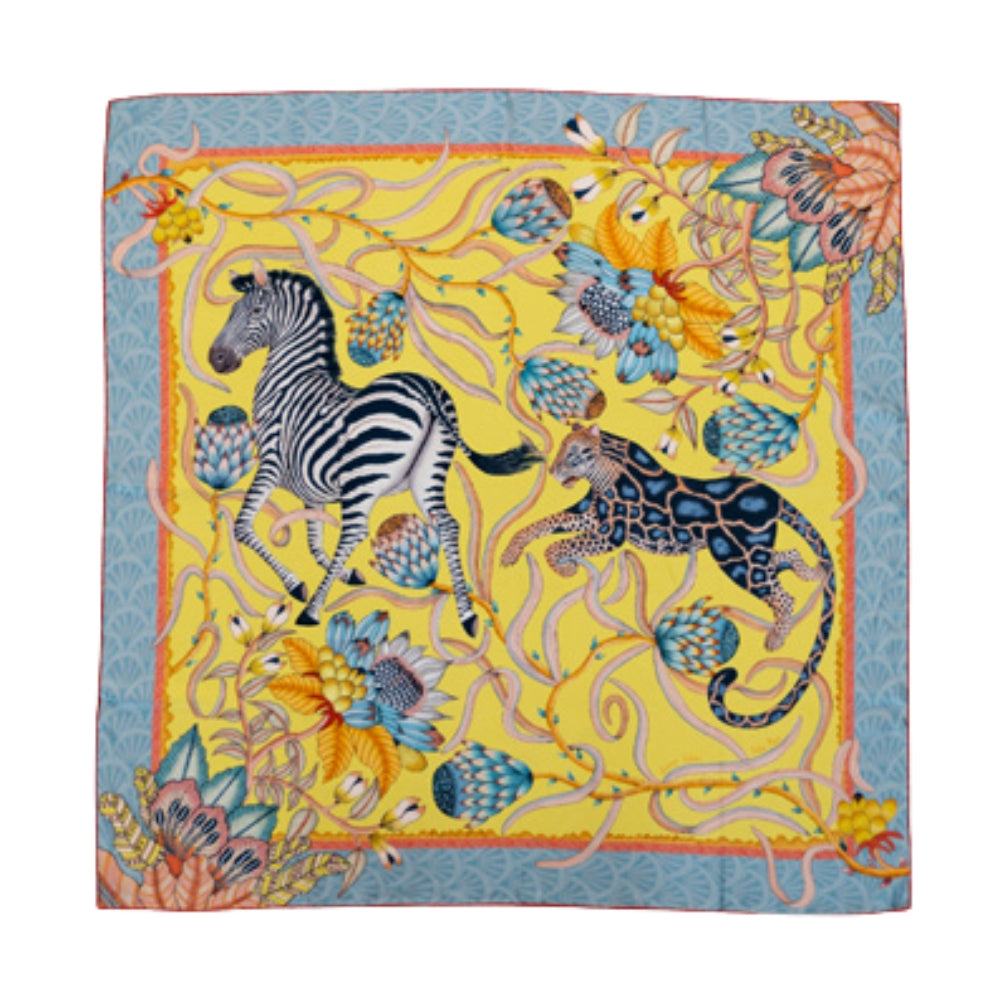 Protea Plains Silk Scarf - Daybreak