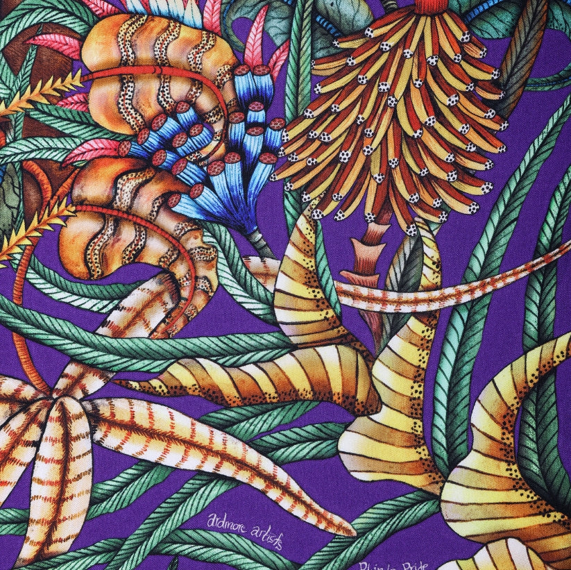 Phinda Pride Silk Scarf - Paradise