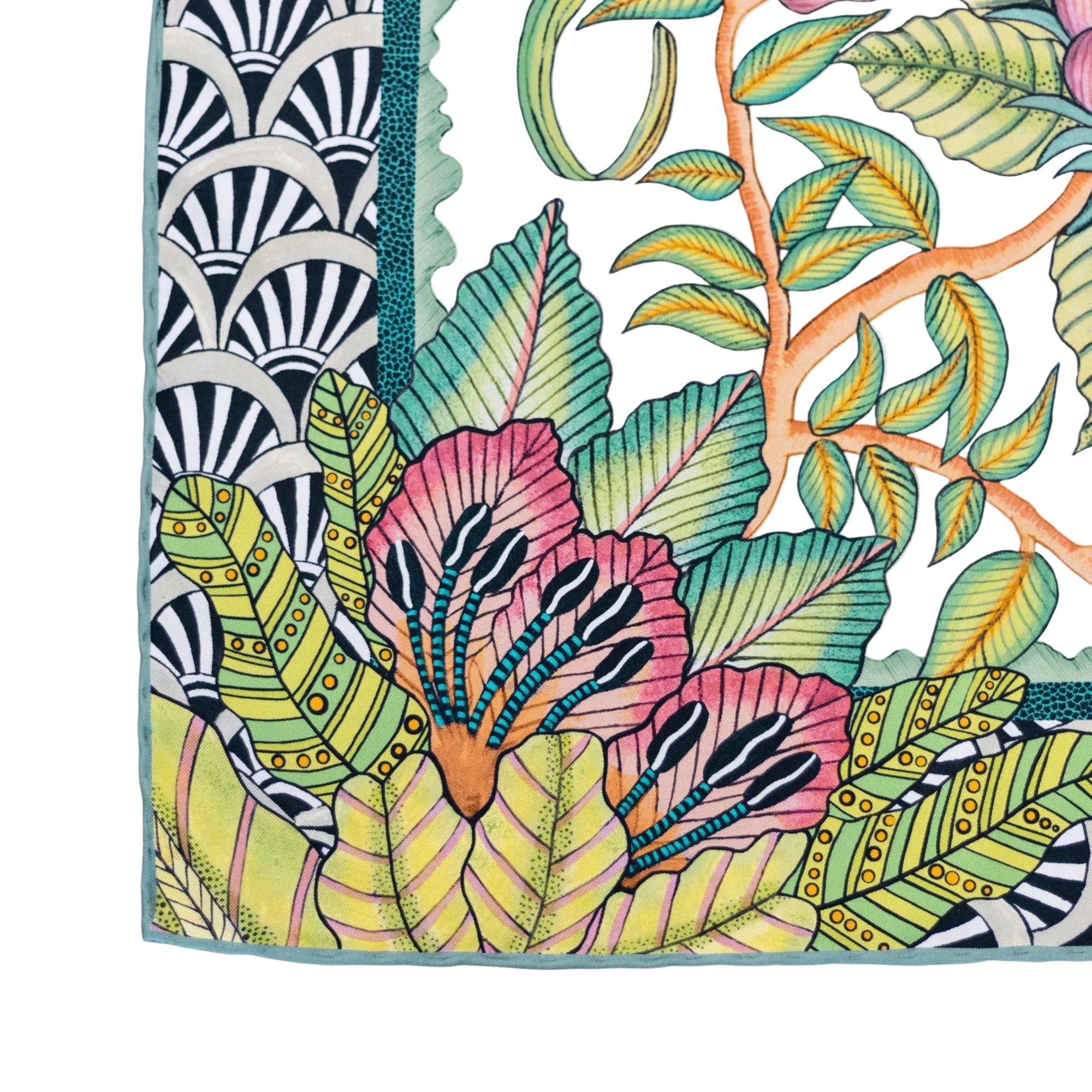 Protea Plains Silk Scarf - Stone