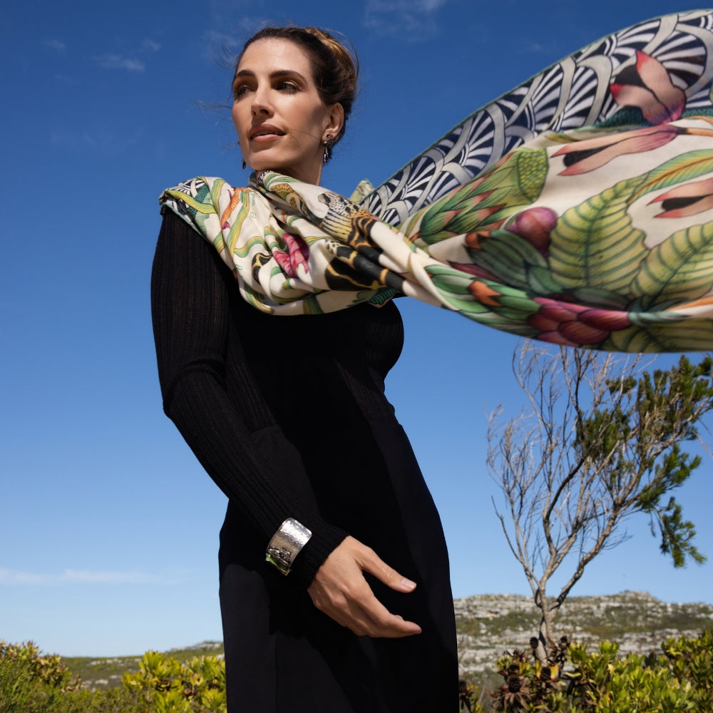 Protea Plains Safari Wrap - Stone