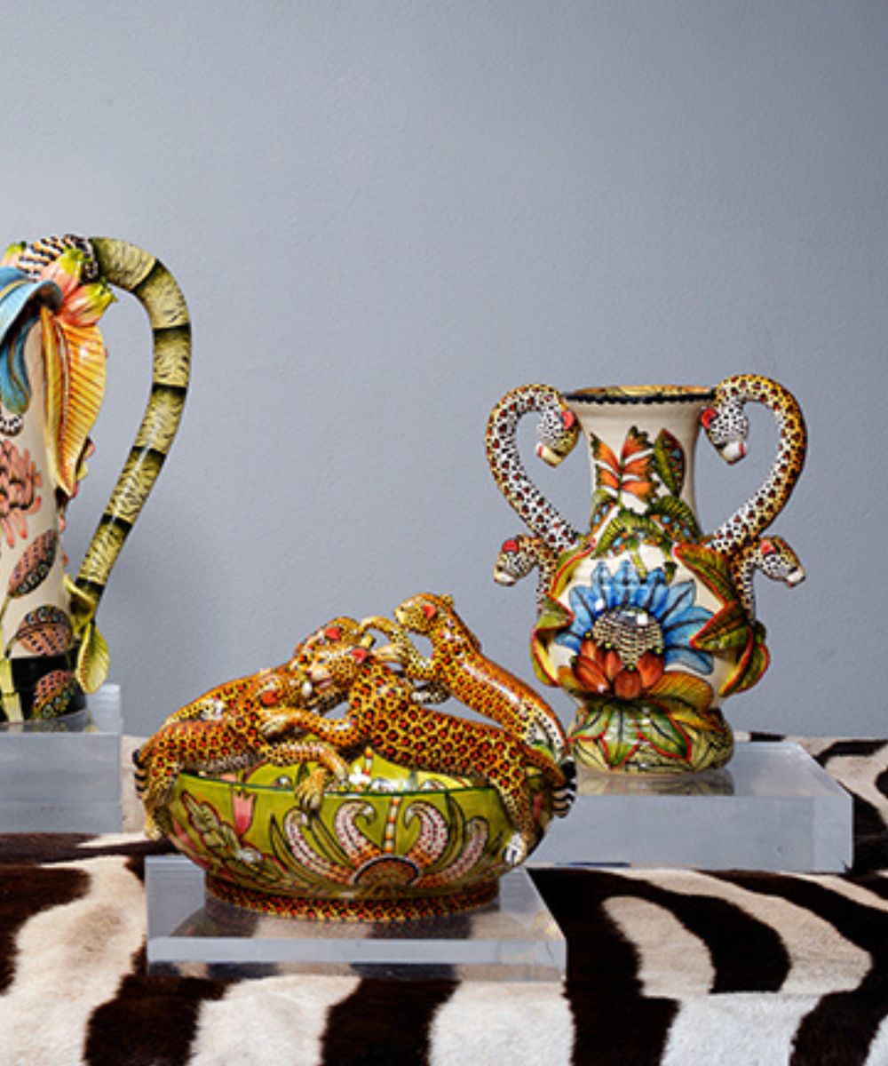 Ardmore Ceramic Art - Leopard Bowl
