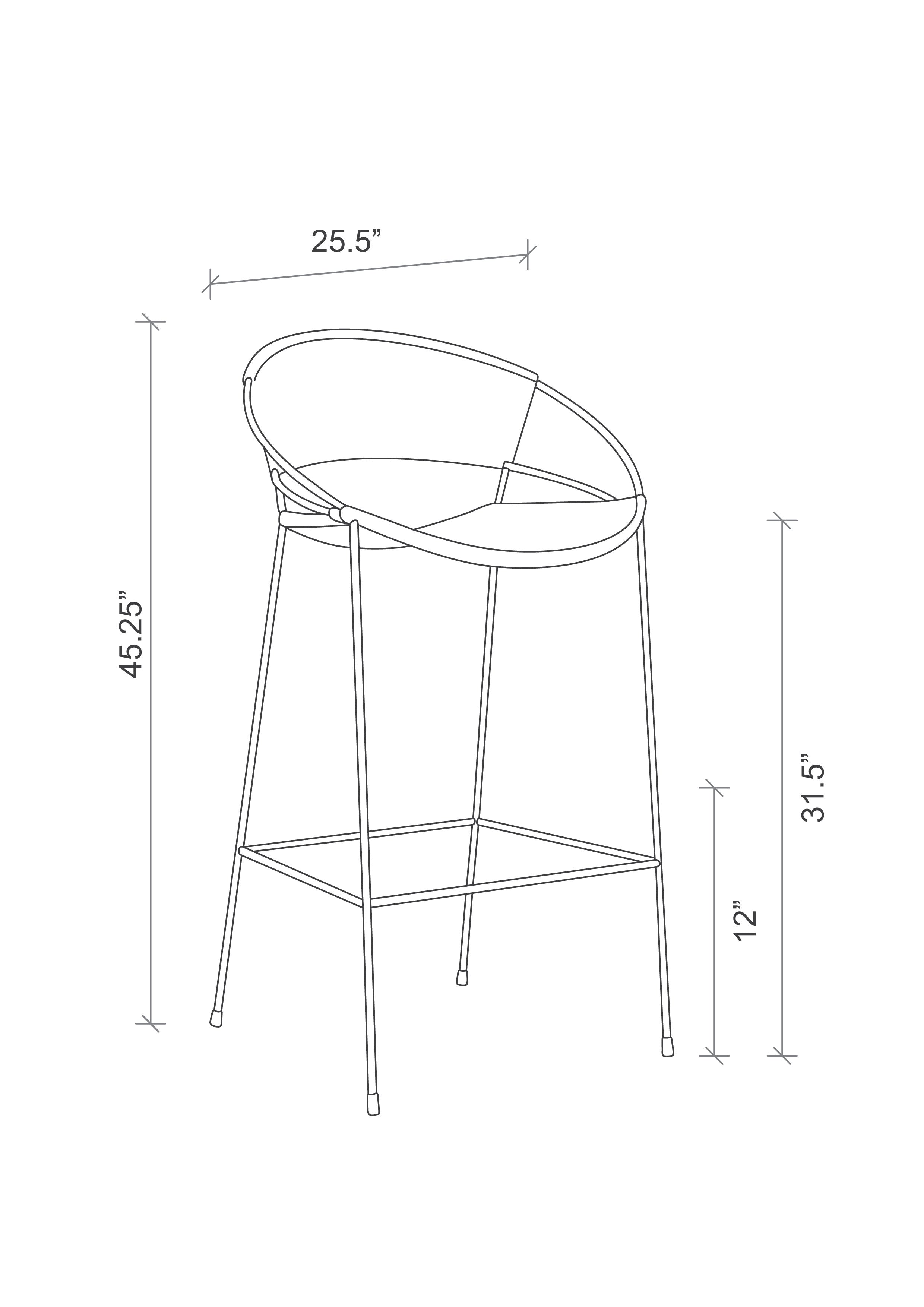 Woven Outdoor Bar Stool