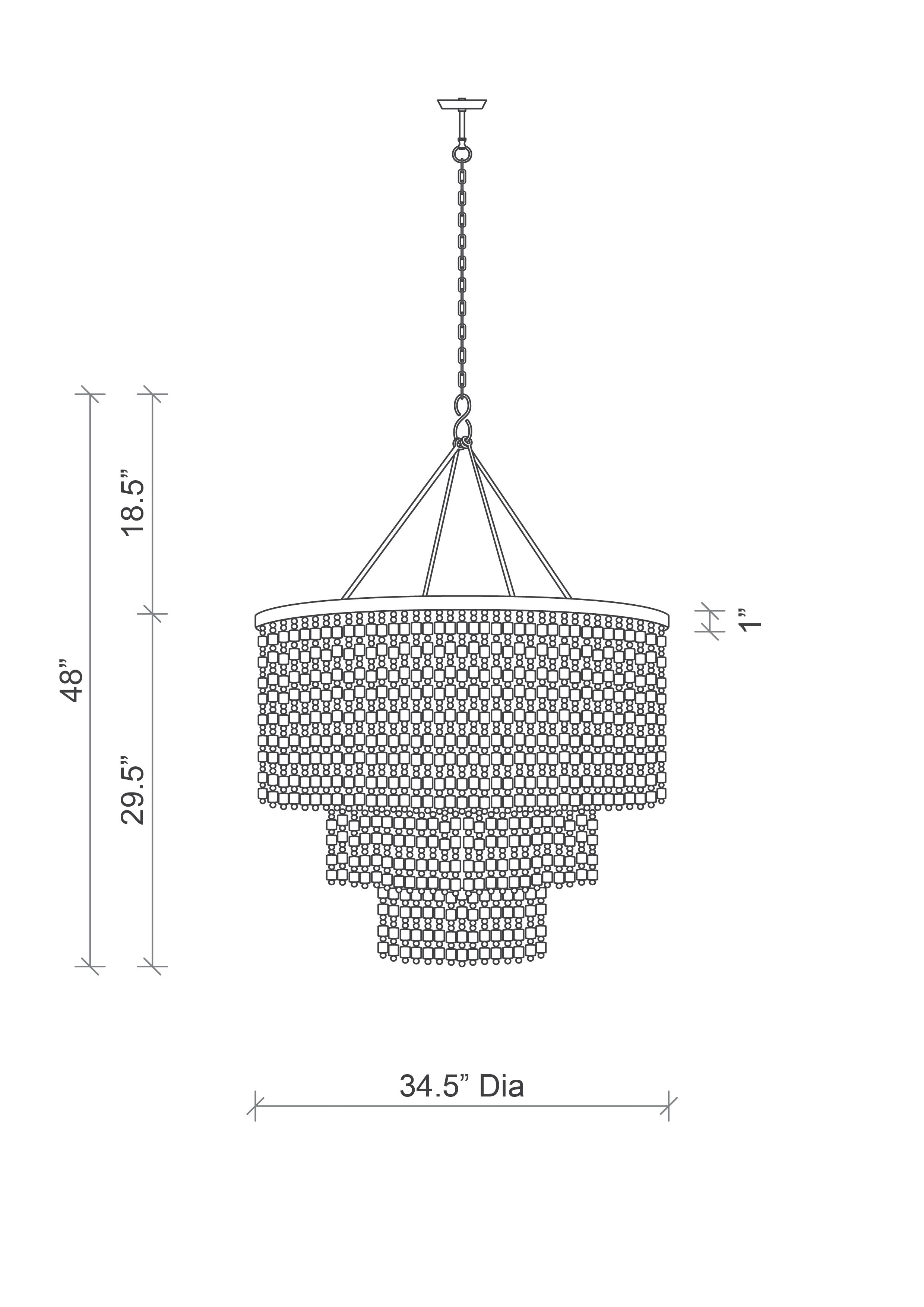 Clifton Wood Chandelier