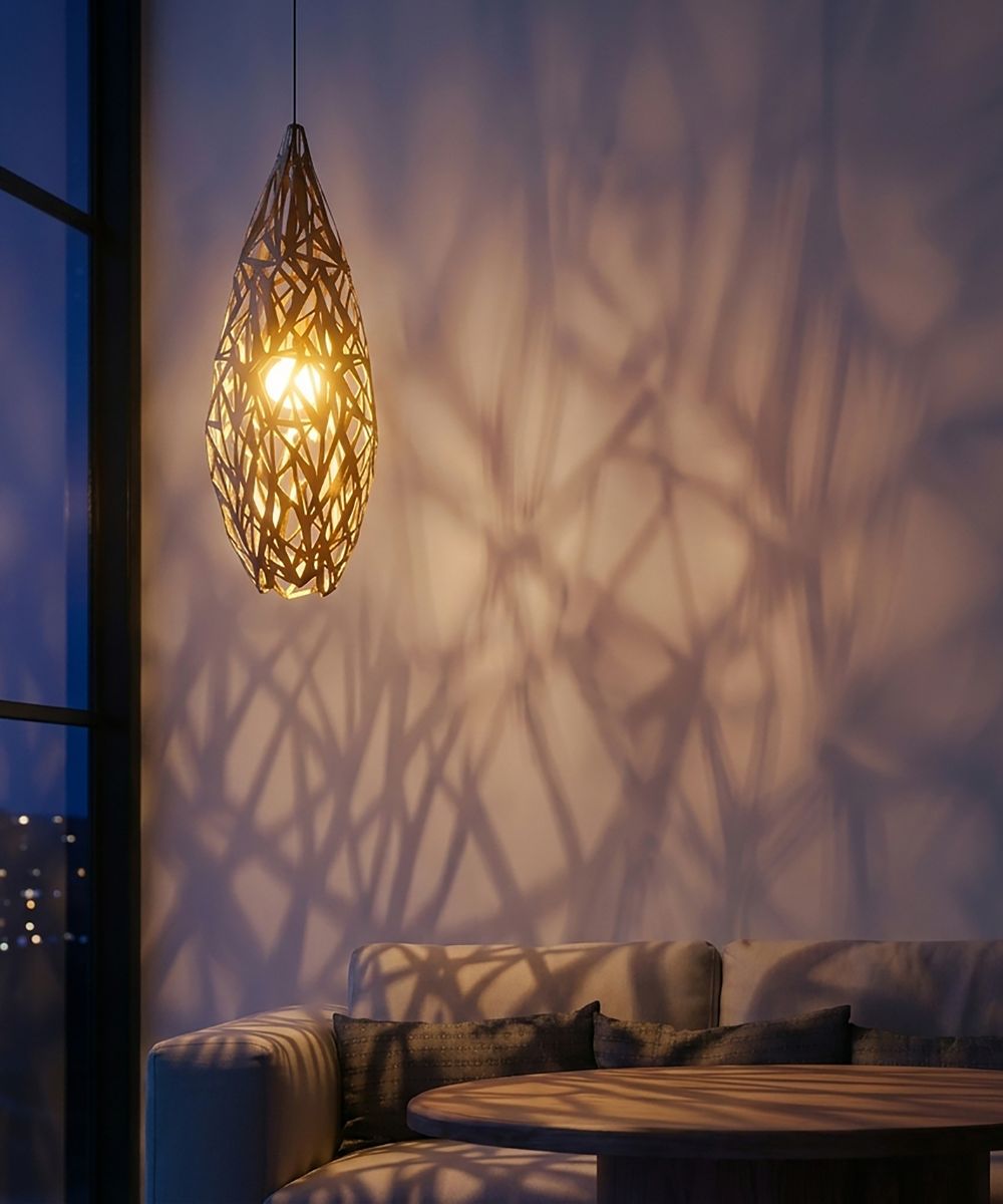 Cocoon Pendant Light - Silver