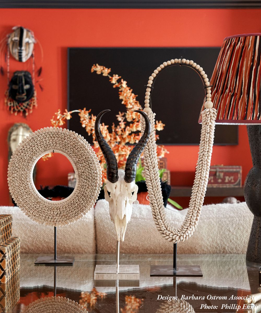 Cowry Shell Rope on Stand