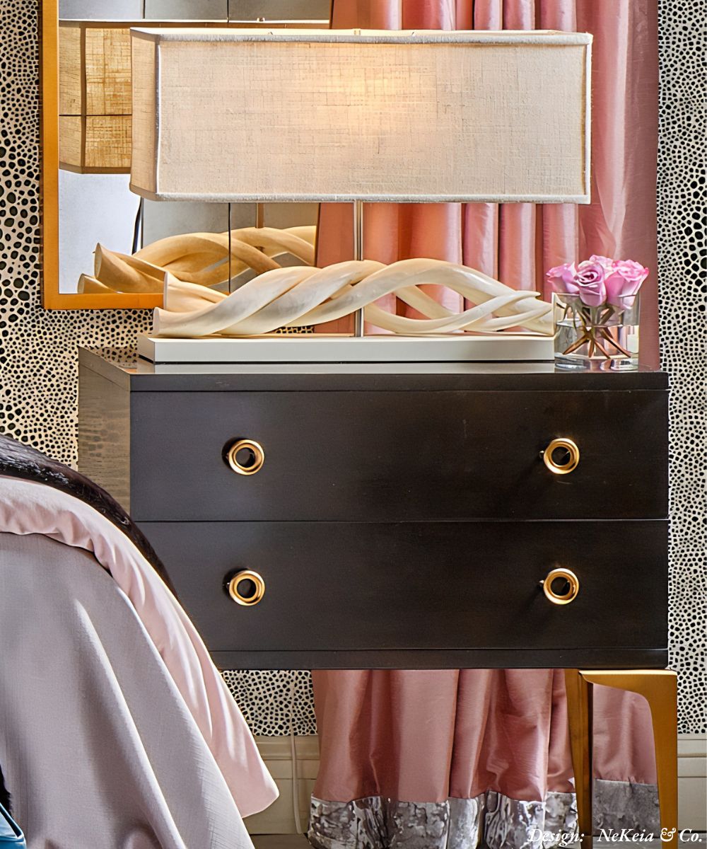Horizontal Triple Kudu Inner Horn Lamp