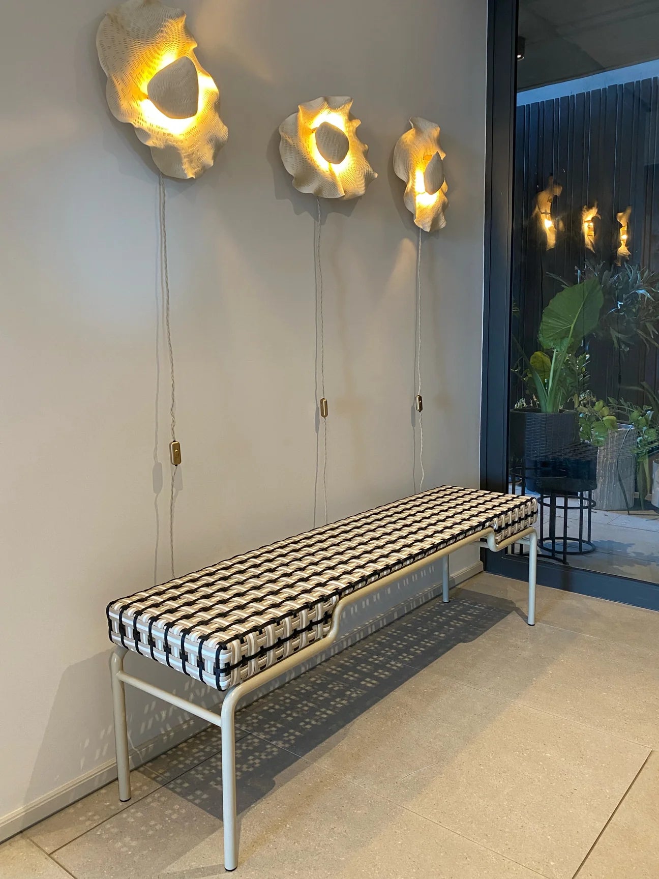 Tiebele Woven Bench