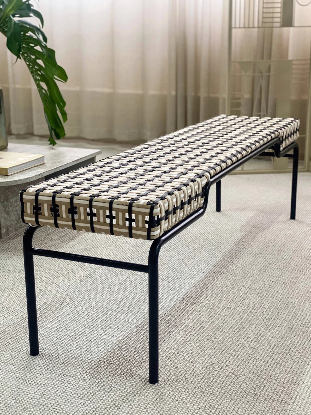 Tiebele Woven Bench