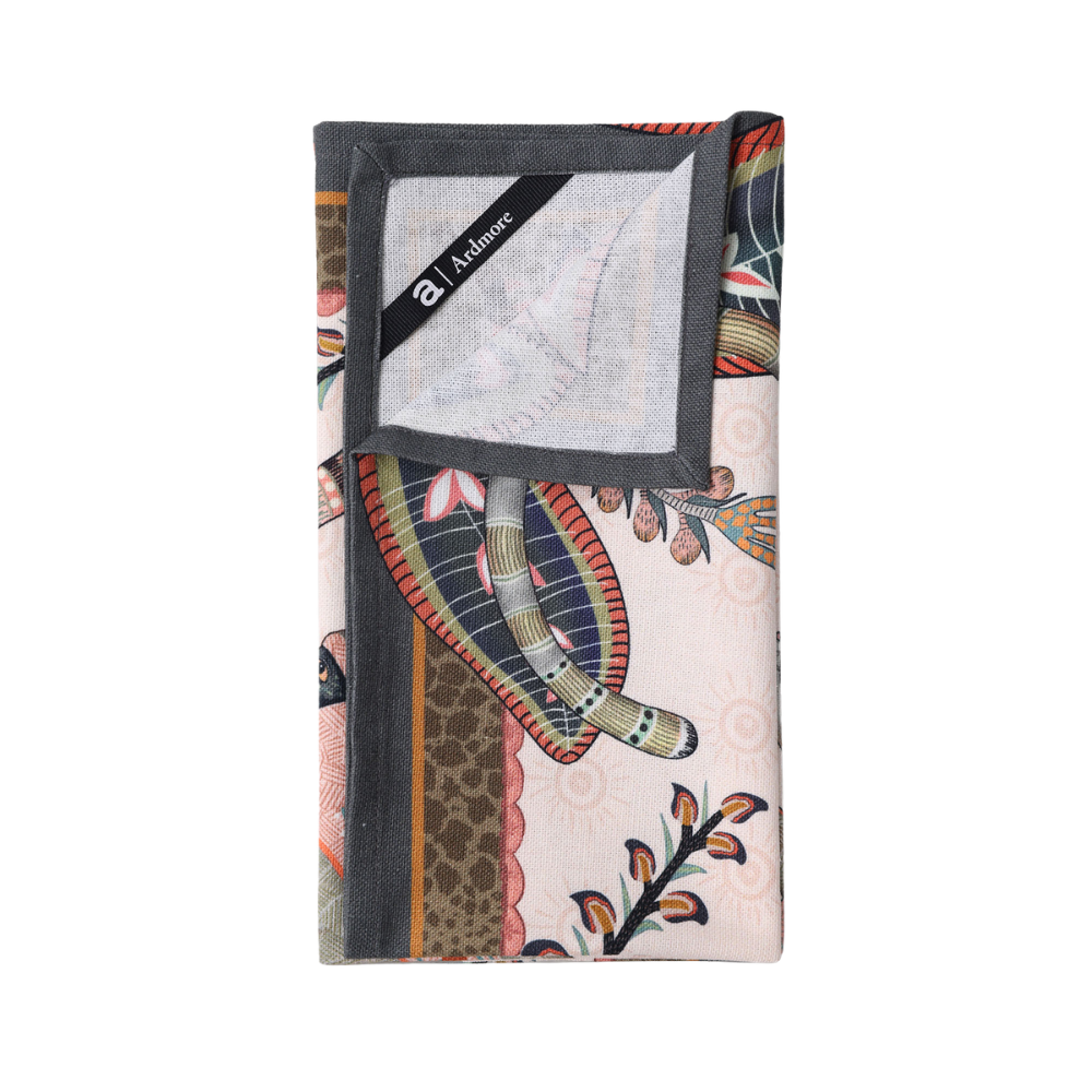 Monkey Tales Tea Towel - Sandstone