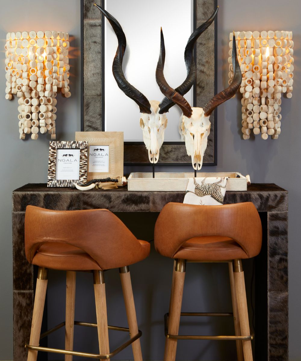 Mounted Natural Kudu Skull - Small