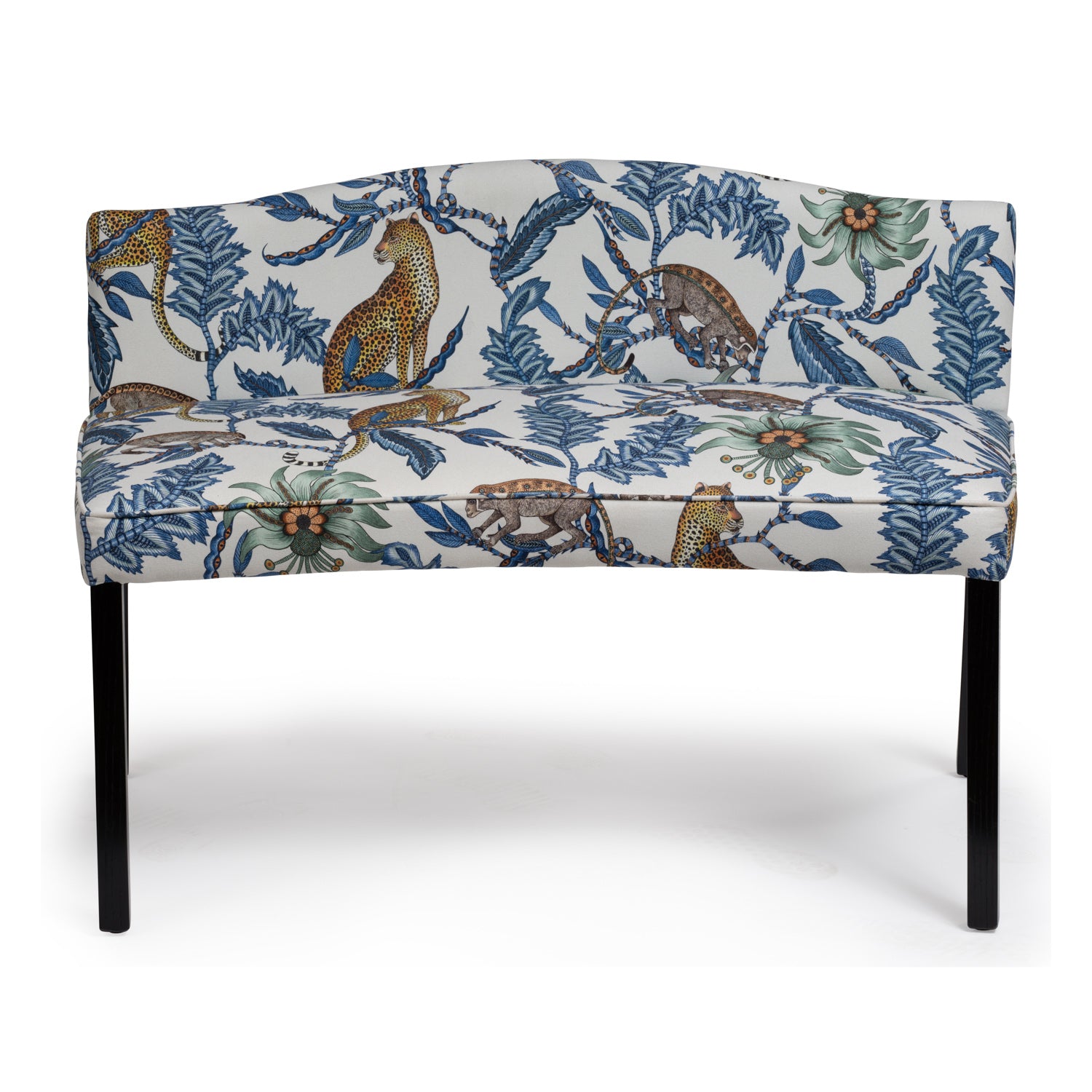 Monkey Bean Bench Linen Tanzanite