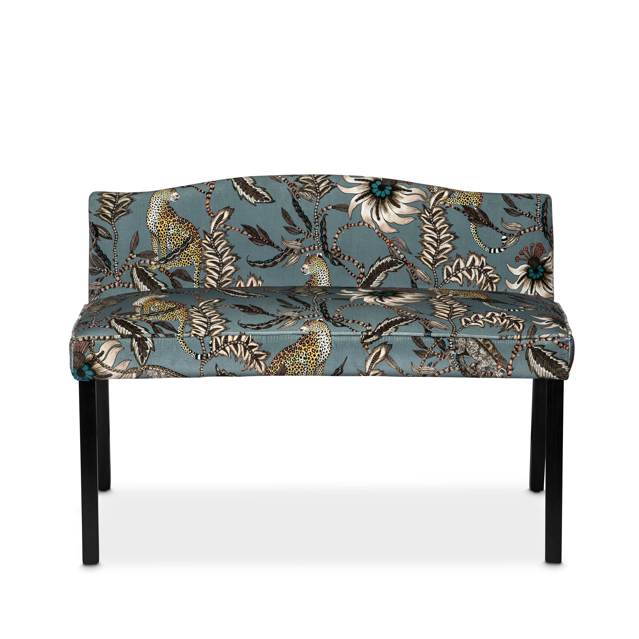 Monkey Bean Bench Velvet Ash