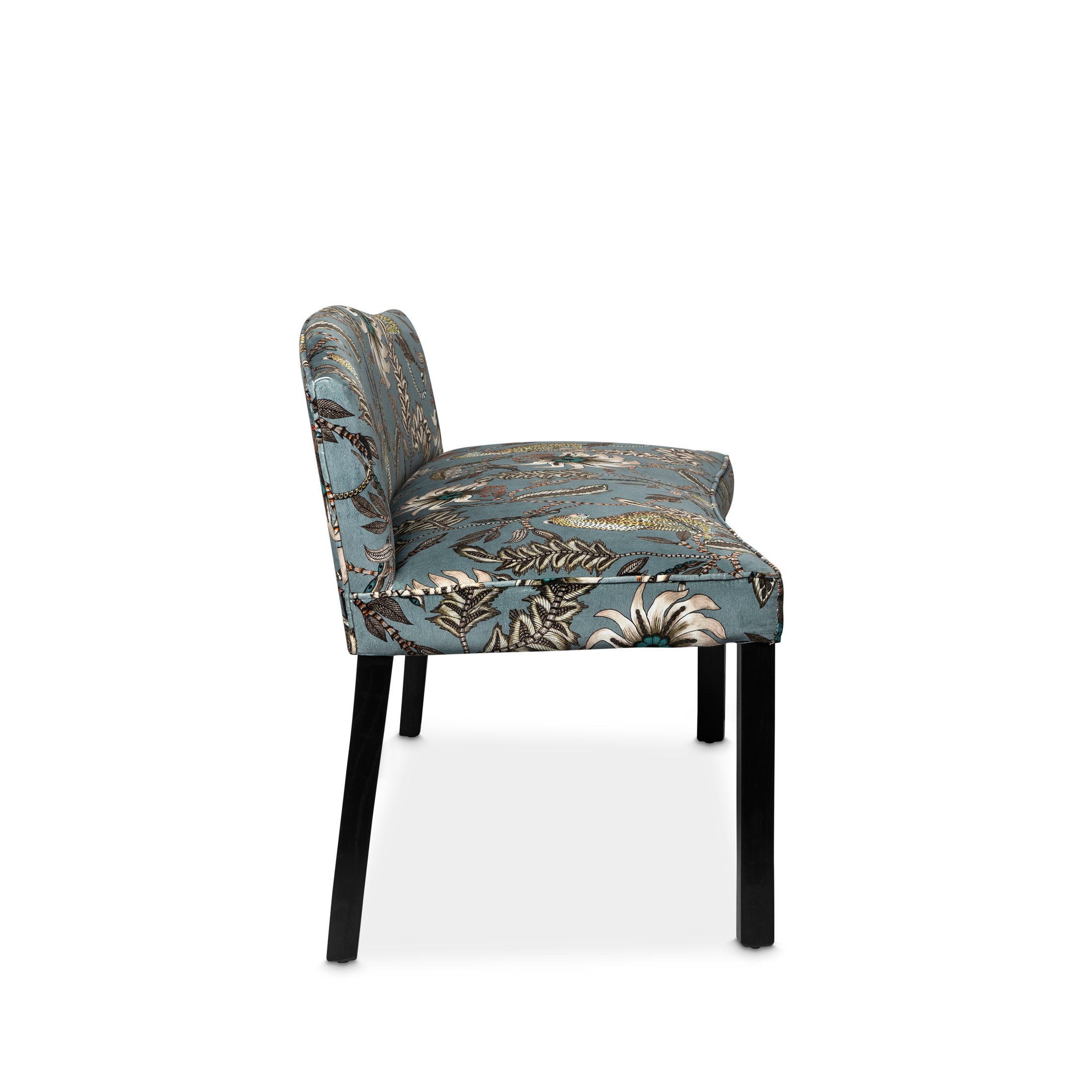 Monkey Bean Bench Velvet Ash