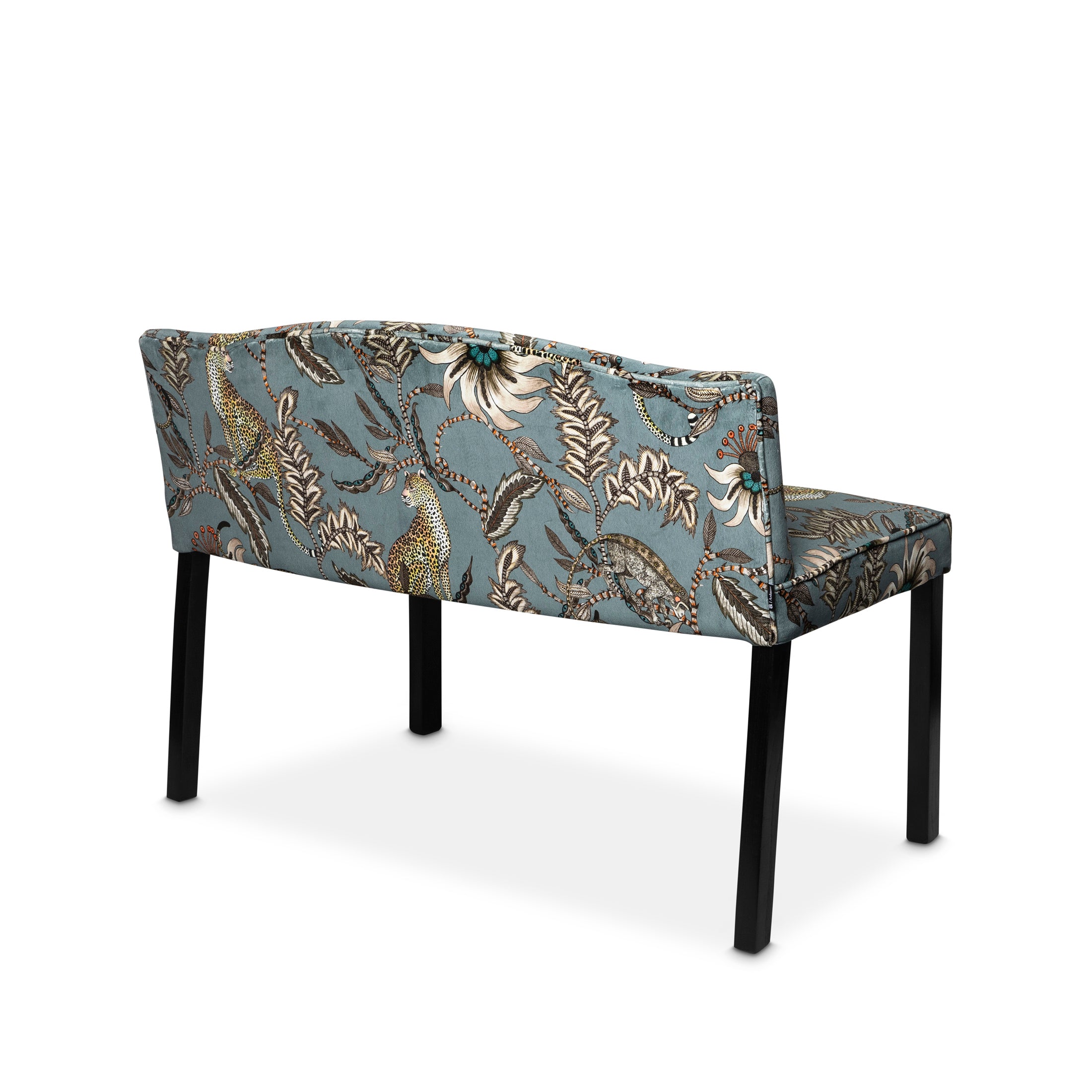 Monkey Bean Bench Velvet Ash