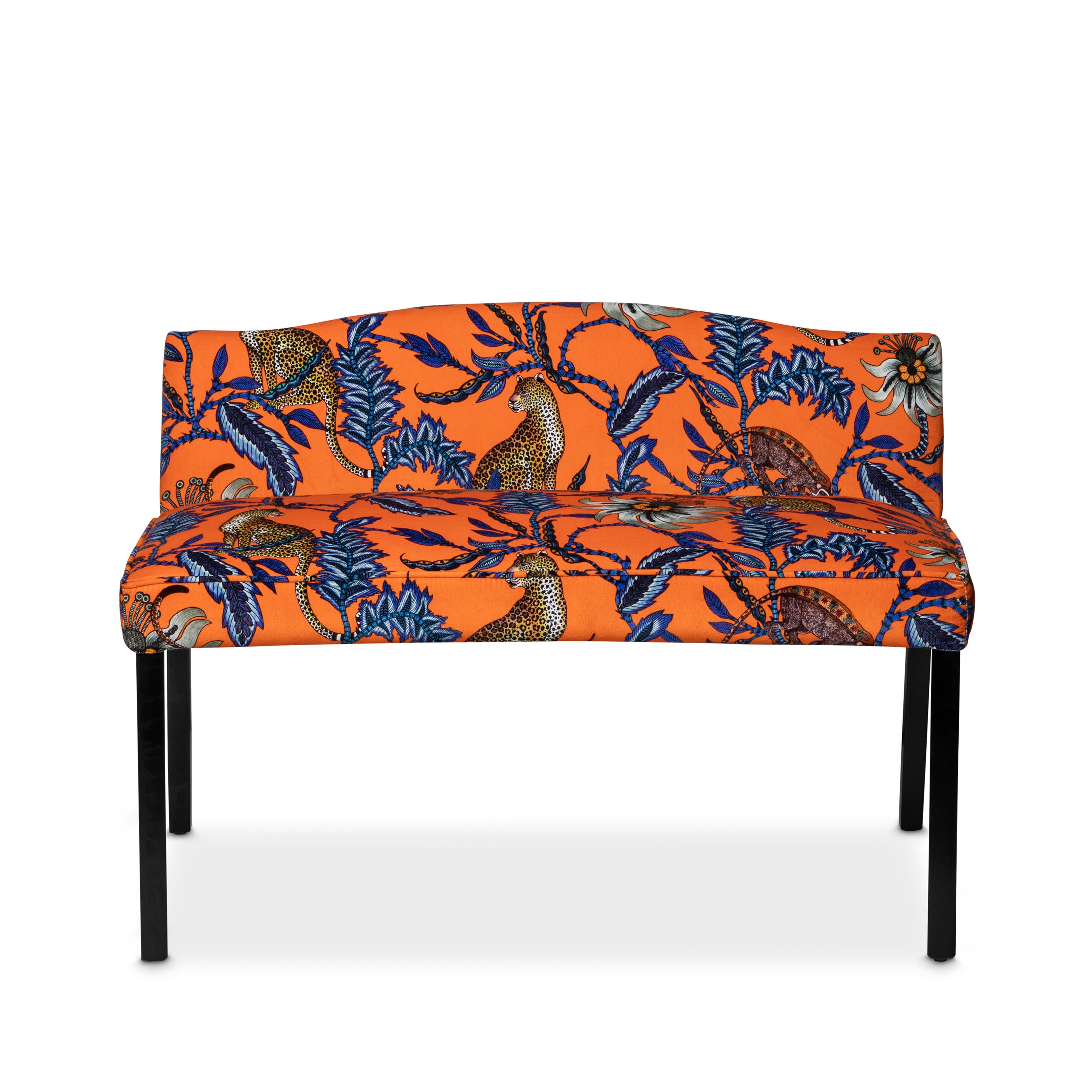 Monkey Bean Bench Velvet Flame