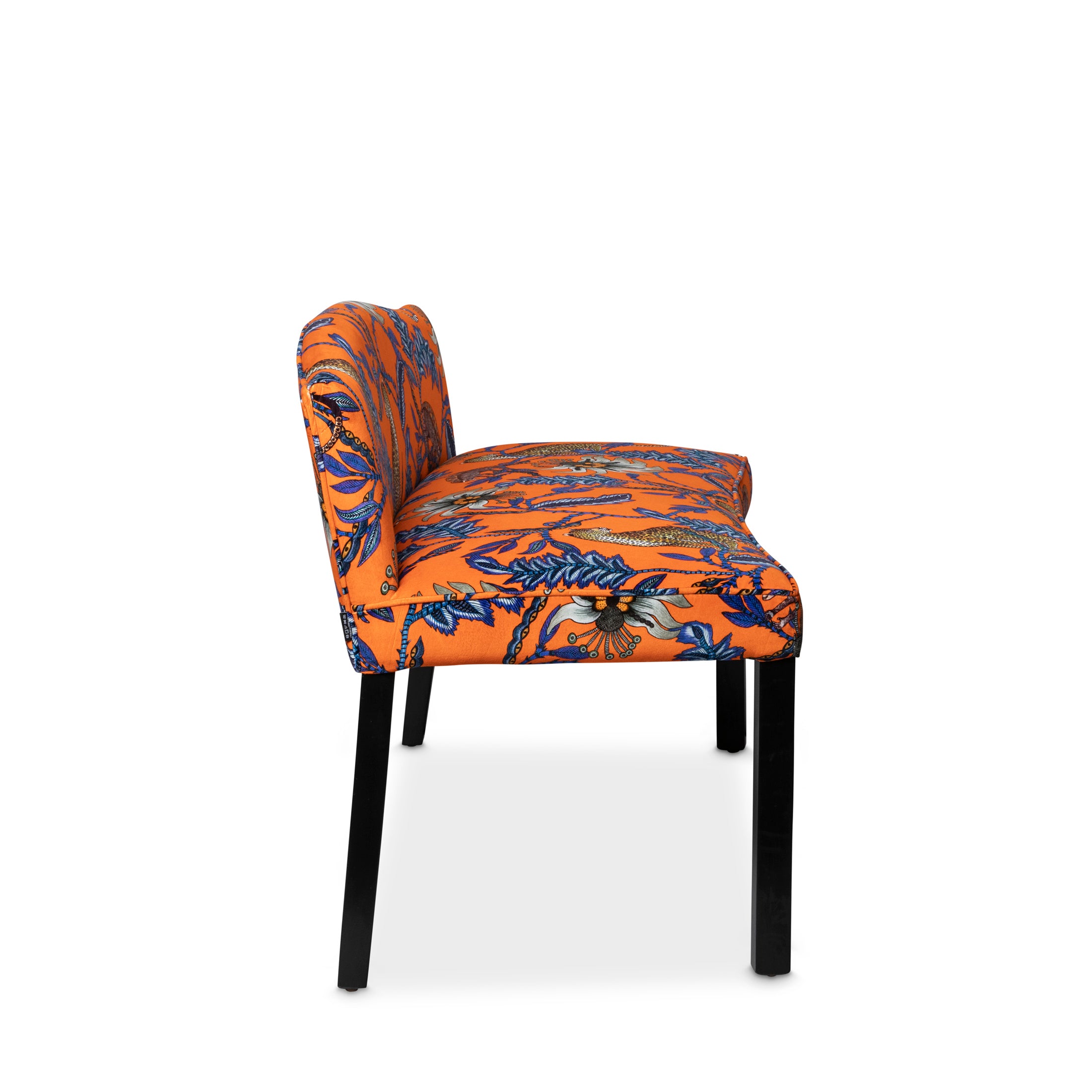 Monkey Bean Bench Velvet Flame