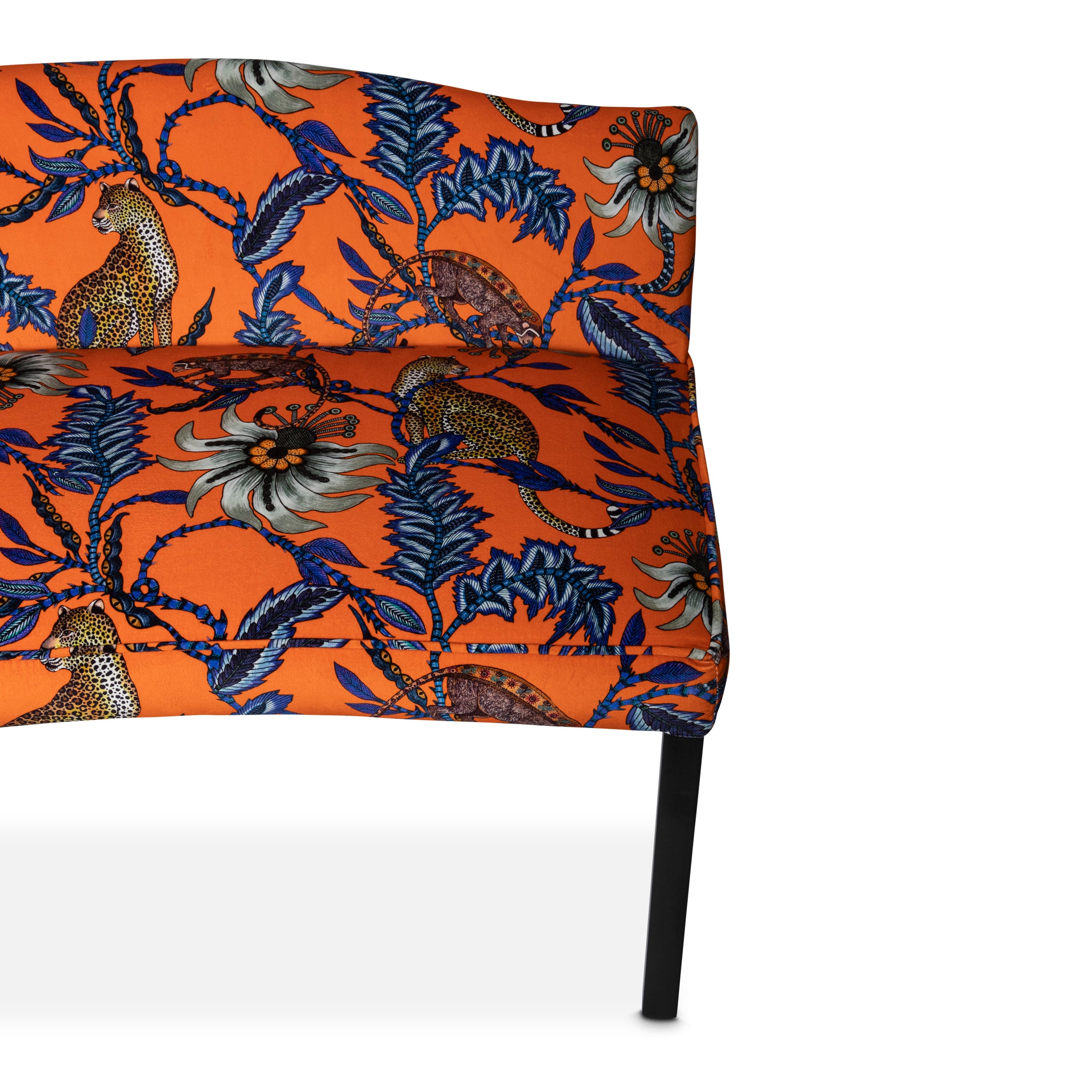 Monkey Bean Bench Velvet Flame