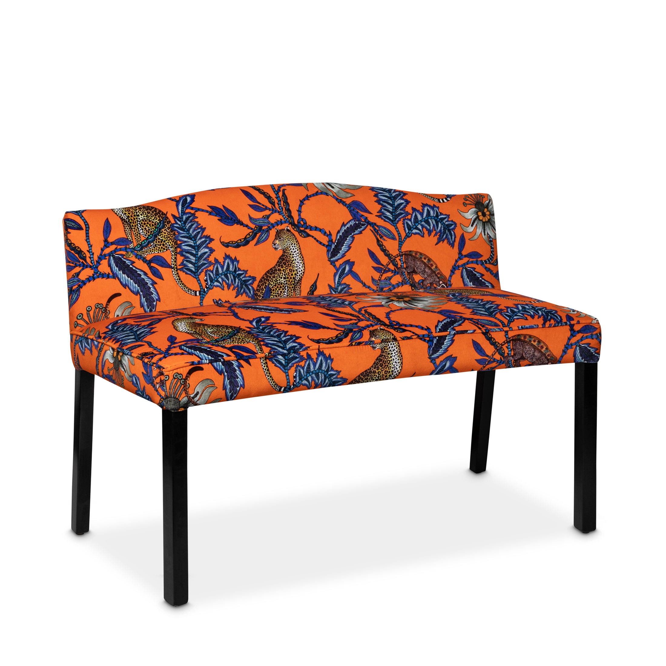 Monkey Bean Bench Velvet Flame