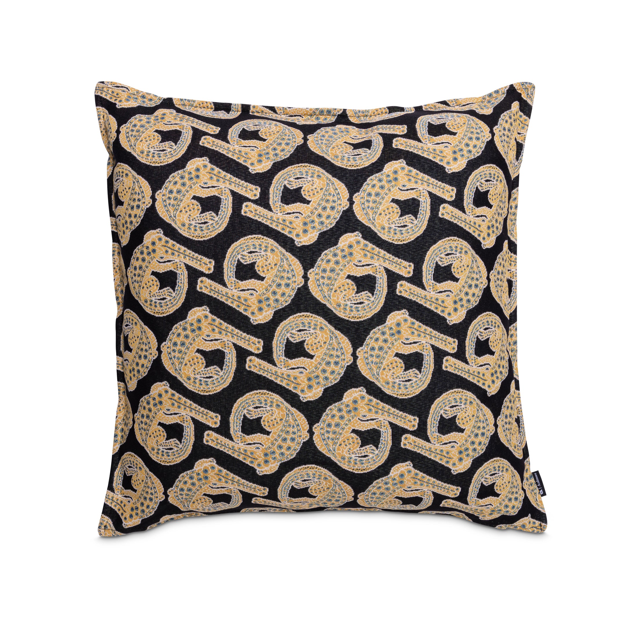 Croco Jacquard Pillow - Limelight