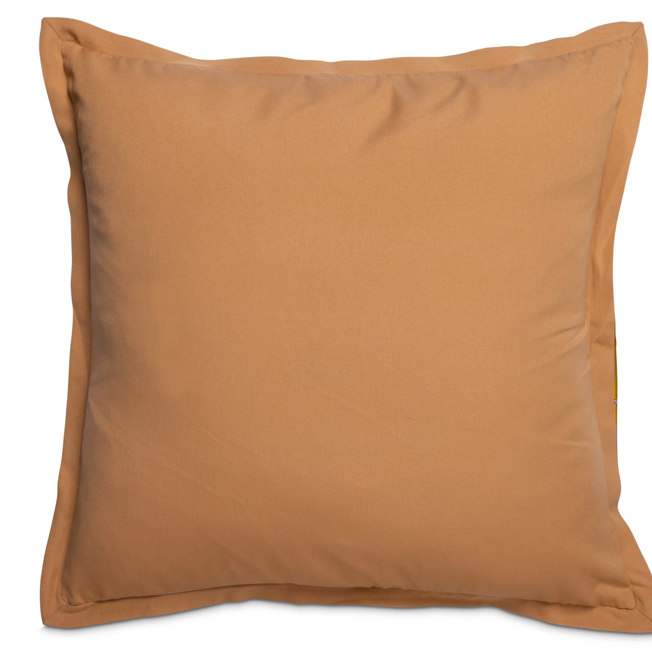 Meandering Monkey Cotton Pillow - Stone