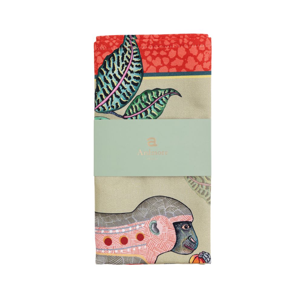 Meandering Monkey Tales Napkins (Pair) - Delta