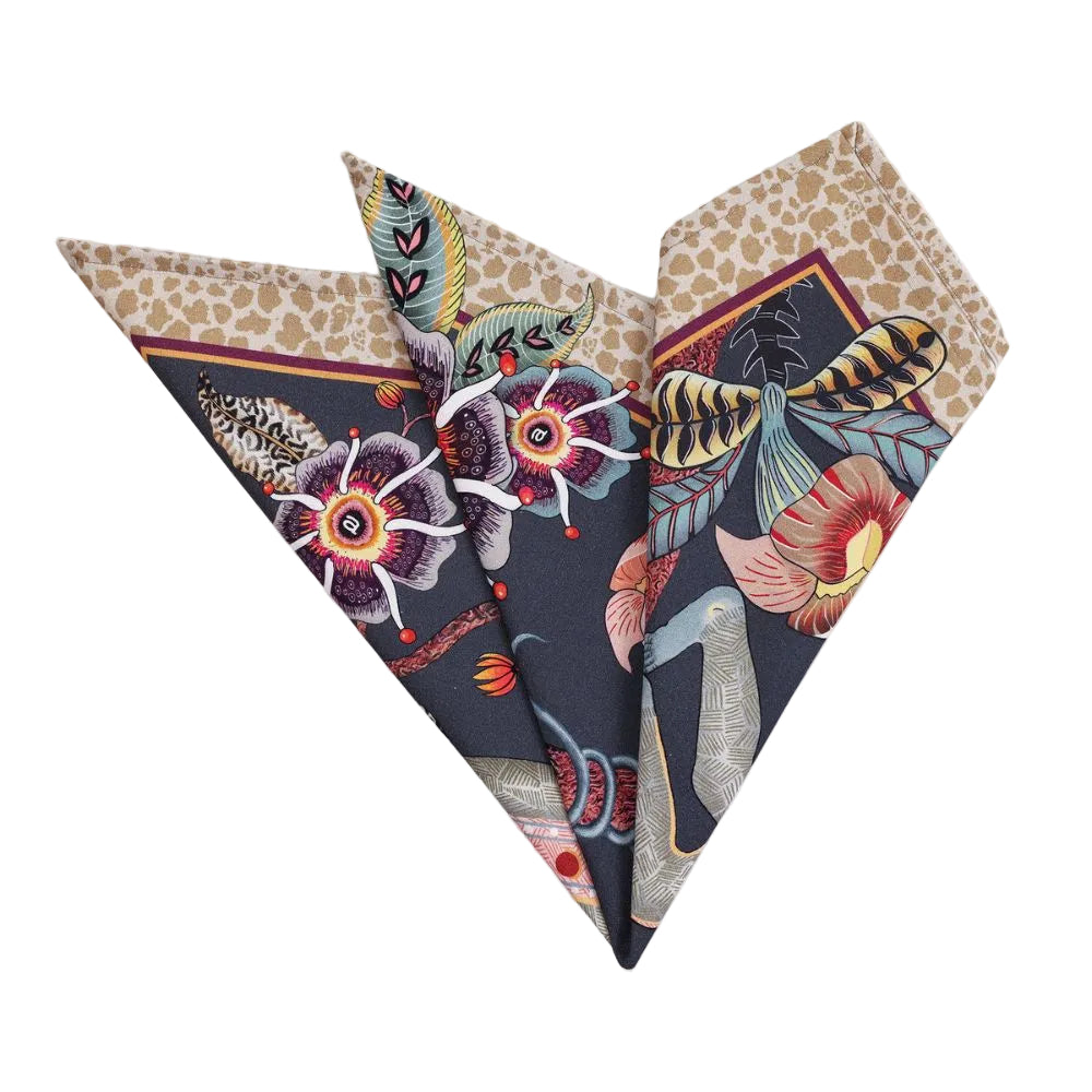 Meandering Monkey Tales Napkins (Pair) - Dusk