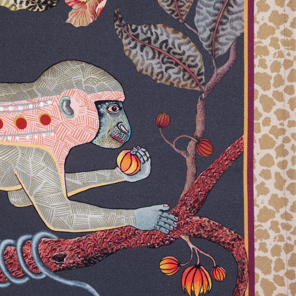 Meandering Monkey Tales Napkins (Pair) - Dusk