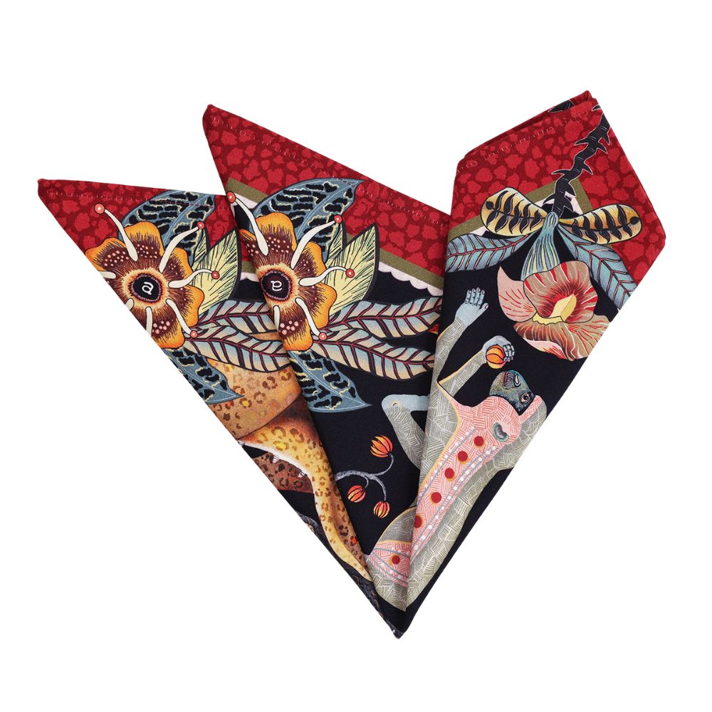 Monkey Tales Napkins (Pair) - Night