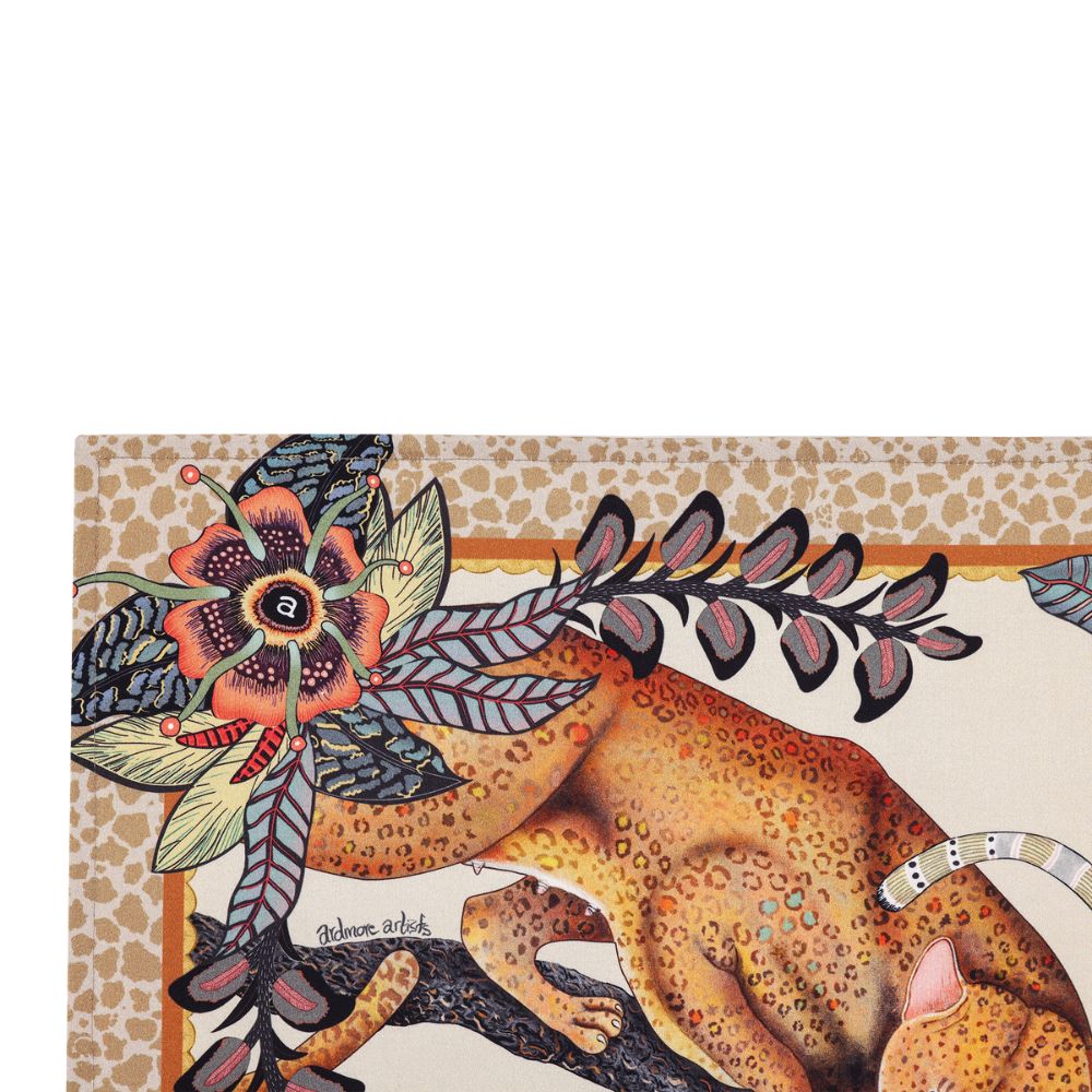 Monkey Tales Napkins (Pair) - Stone