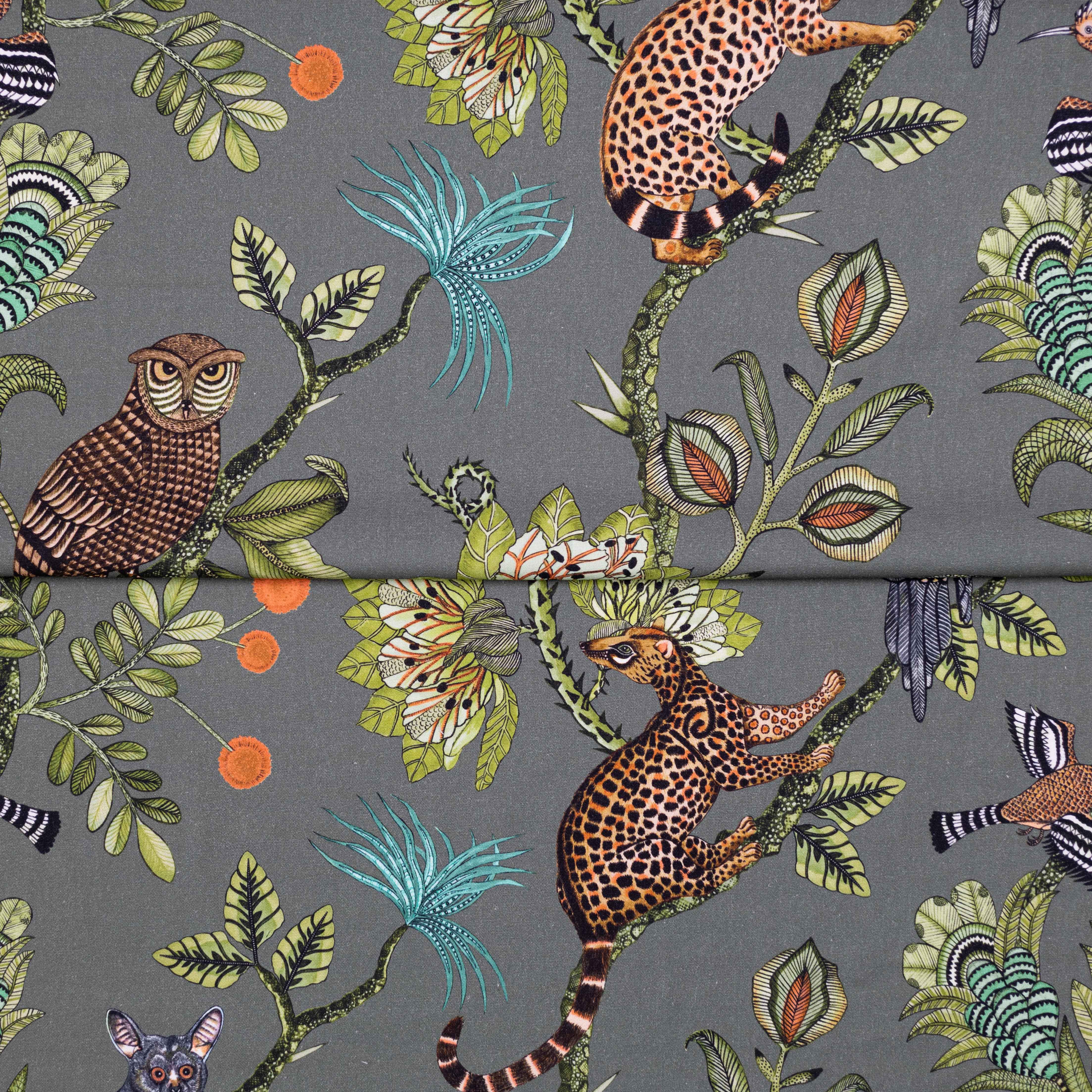 Camp Critters Fabric - Velvet - Delta