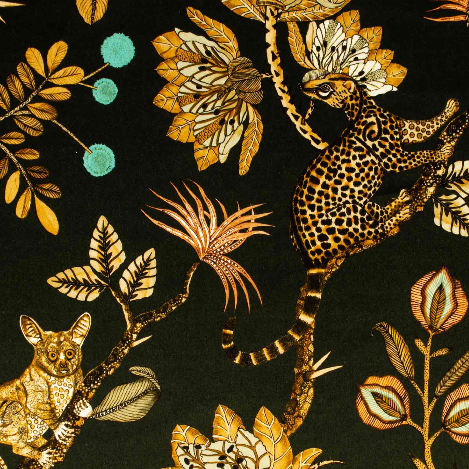 Camp Critters Fabric - Velvet - Dusk