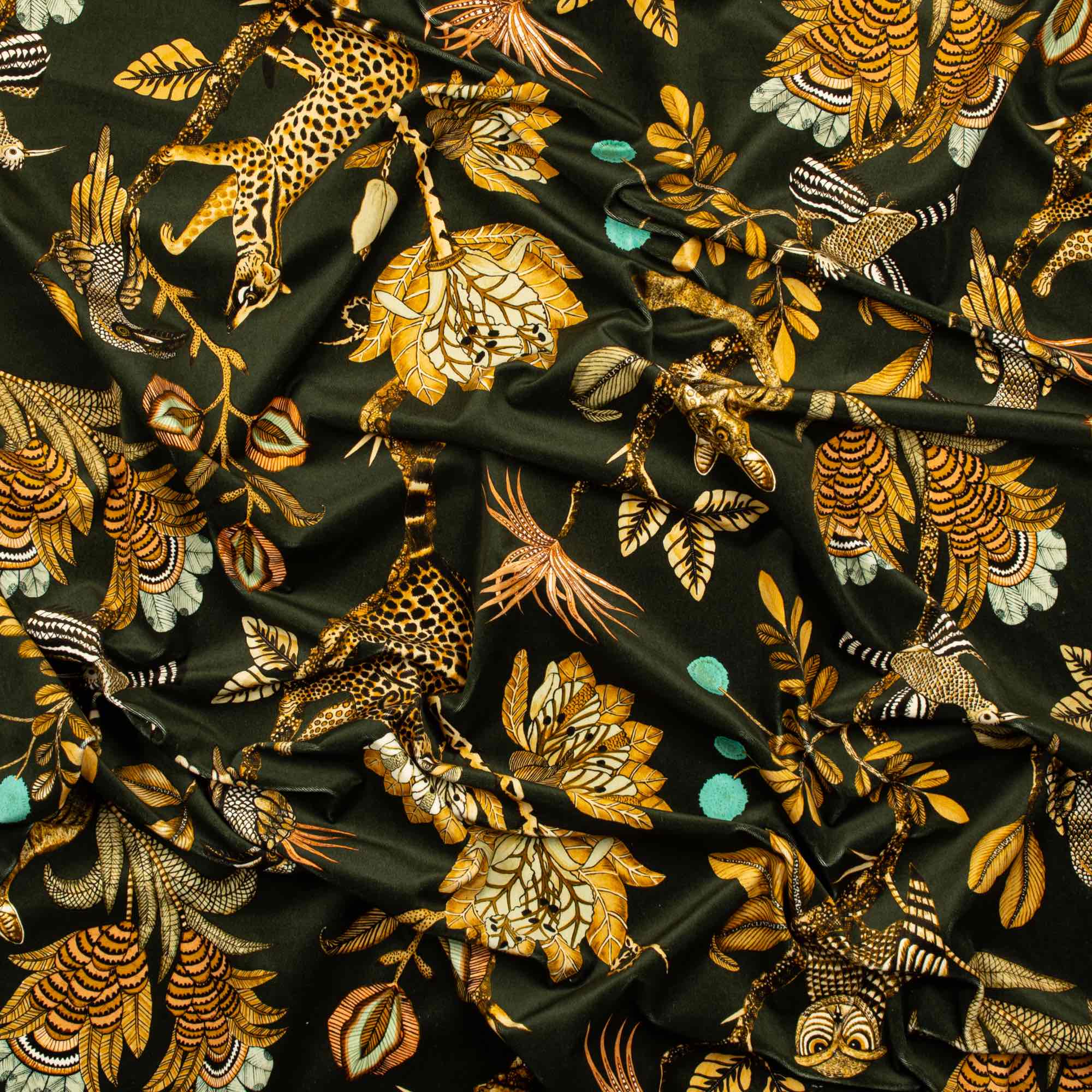 Camp Critters Fabric - Velvet - Dusk