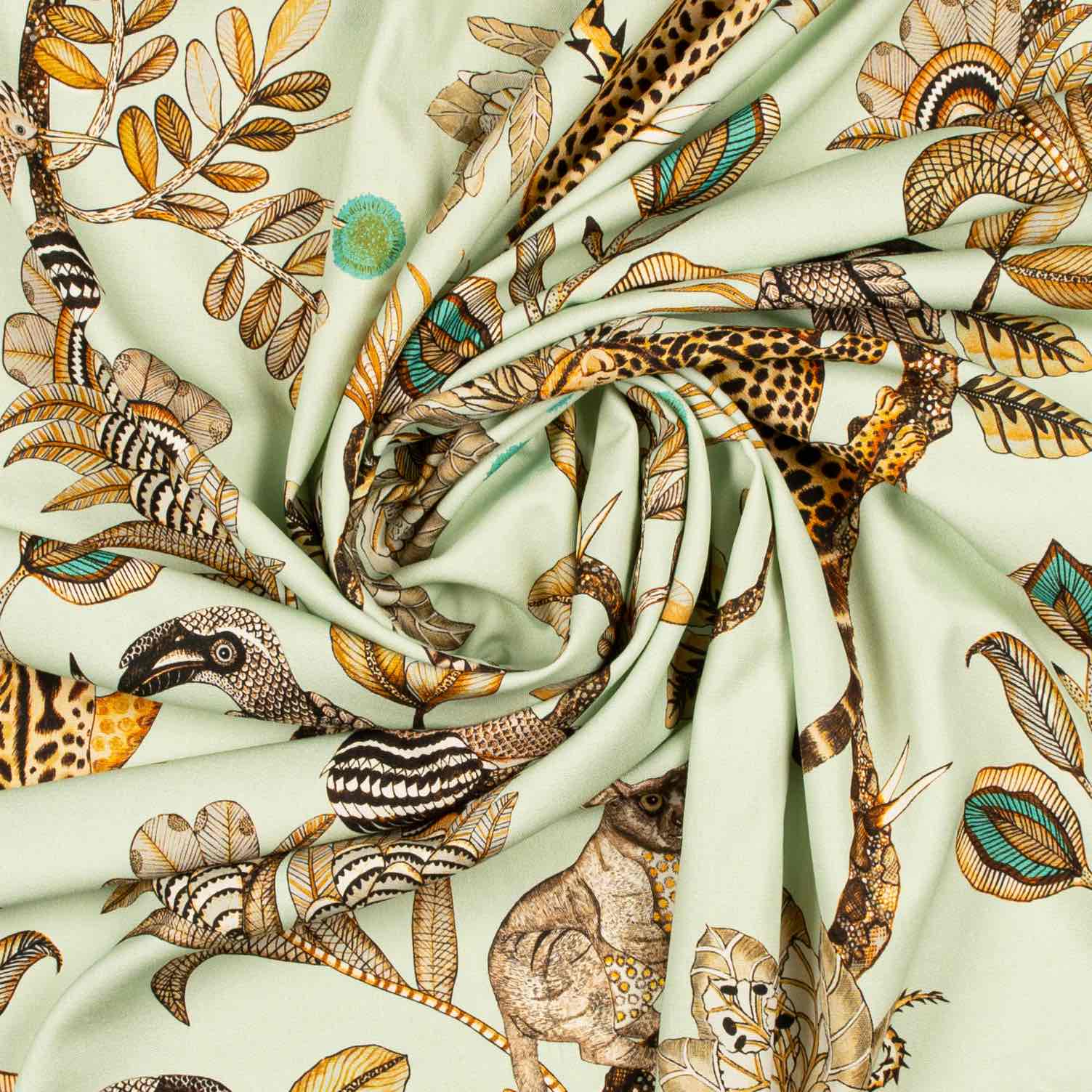 Camp Critters Fabric - Velvet - Mist