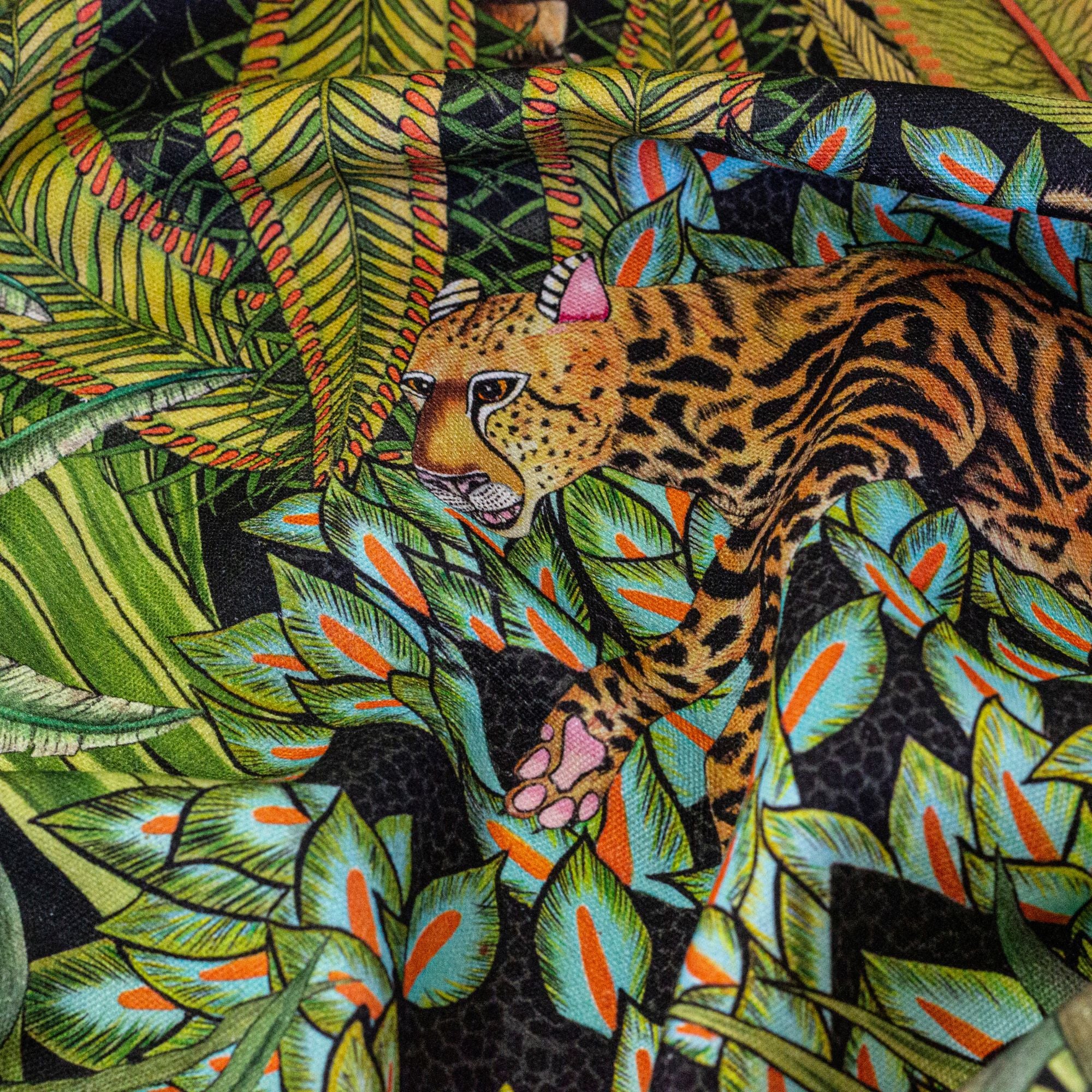 Sabie Forest Fabric - Linen - Delta