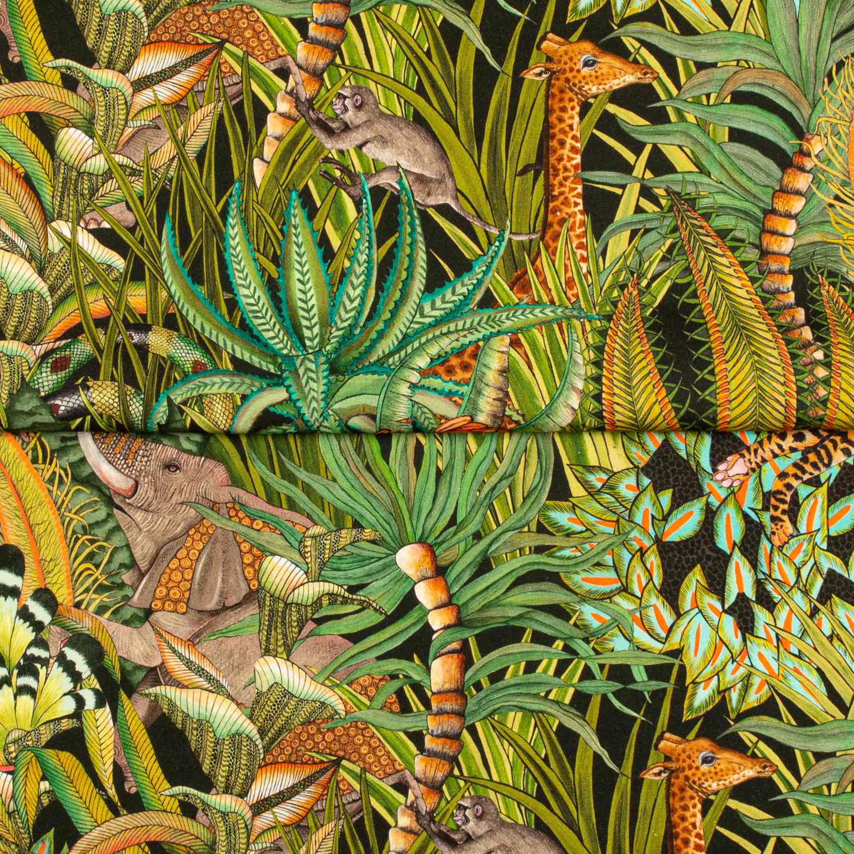 Sabie Forest Fabric - Velvet - Delta