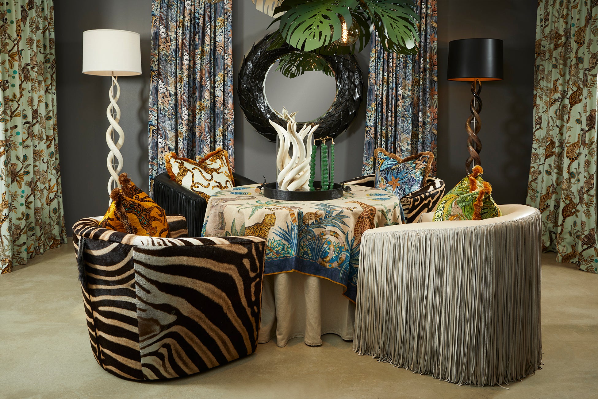 Sabie Forest Fabric - Linen - Dawn