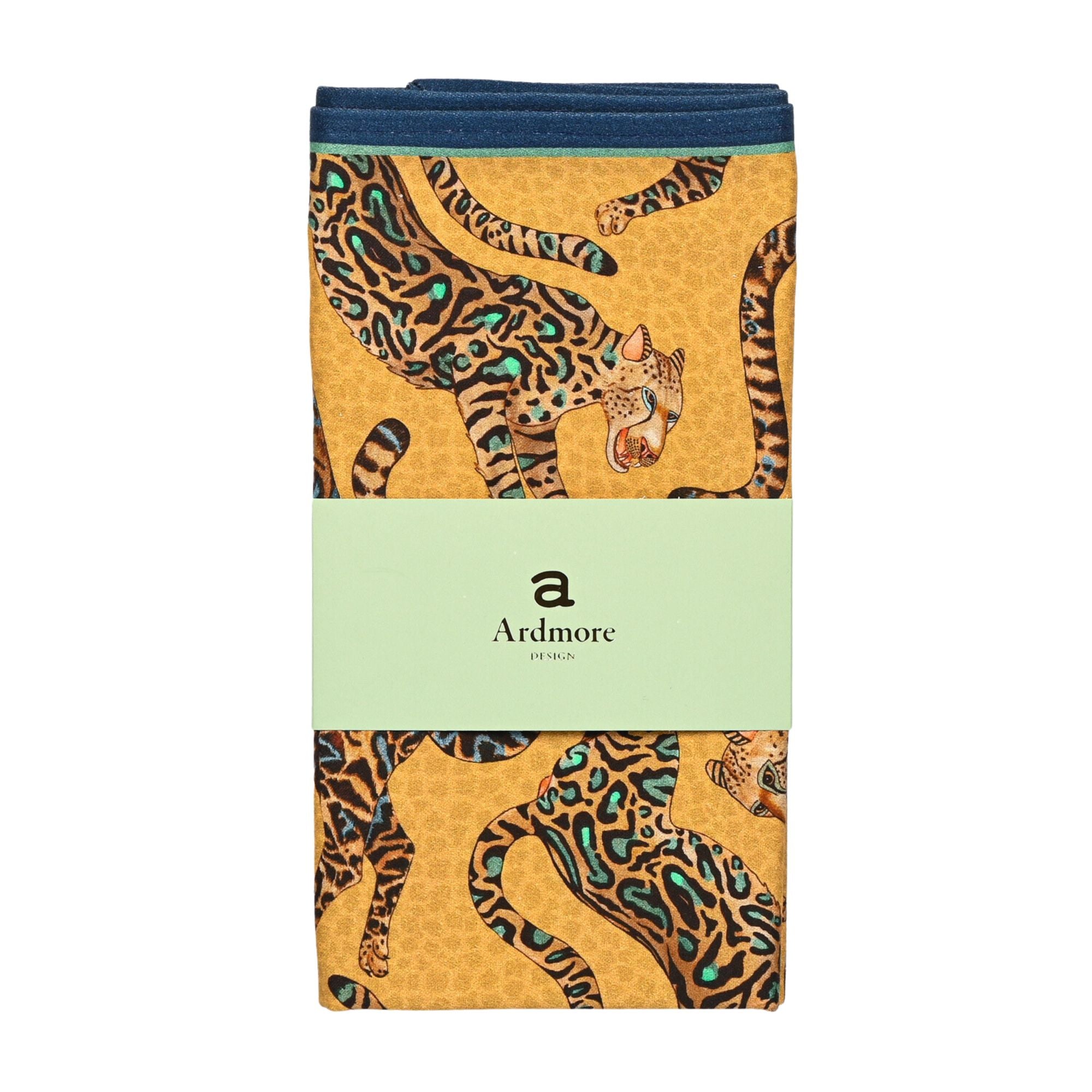 Cheetah Kings Napkins (Pair) - Gold